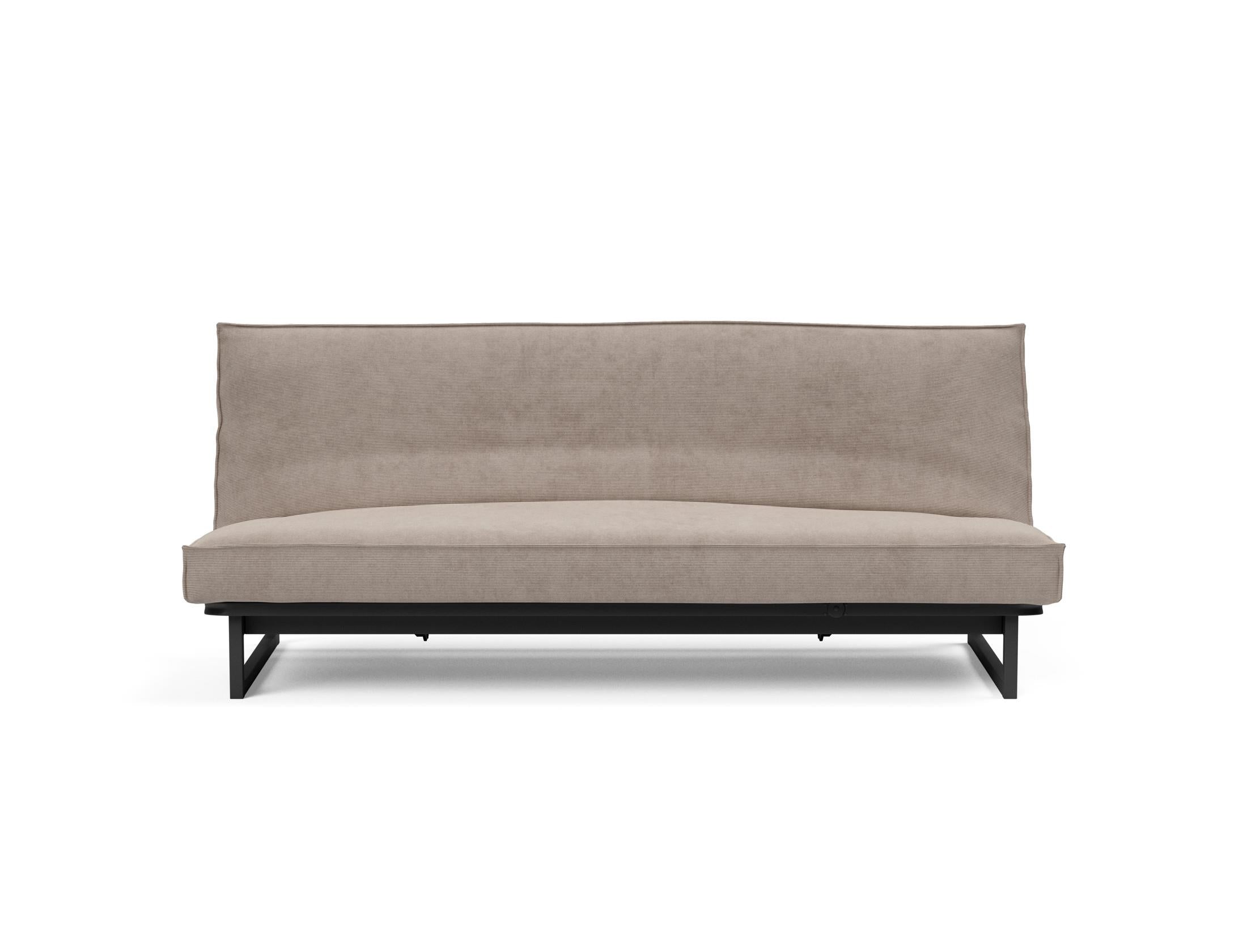 Erleben Sie das Fraction 120 Bettsofa Sharp Plus Cover Soft Spring von Innovation Living – modern, funktional und ideal für kleine Räume.