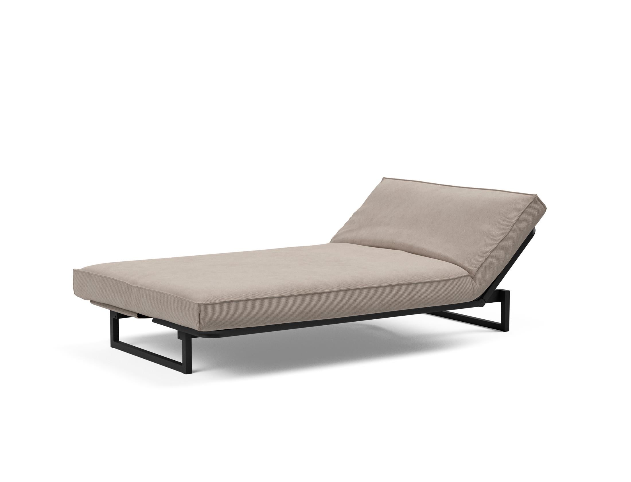 Erleben Sie das Fraction 120 Bettsofa Sharp Plus Cover Soft Spring von Innovation Living – ein elegantes, platzsparendes Sofa mit herausragendem Komfort und Funktionalität.