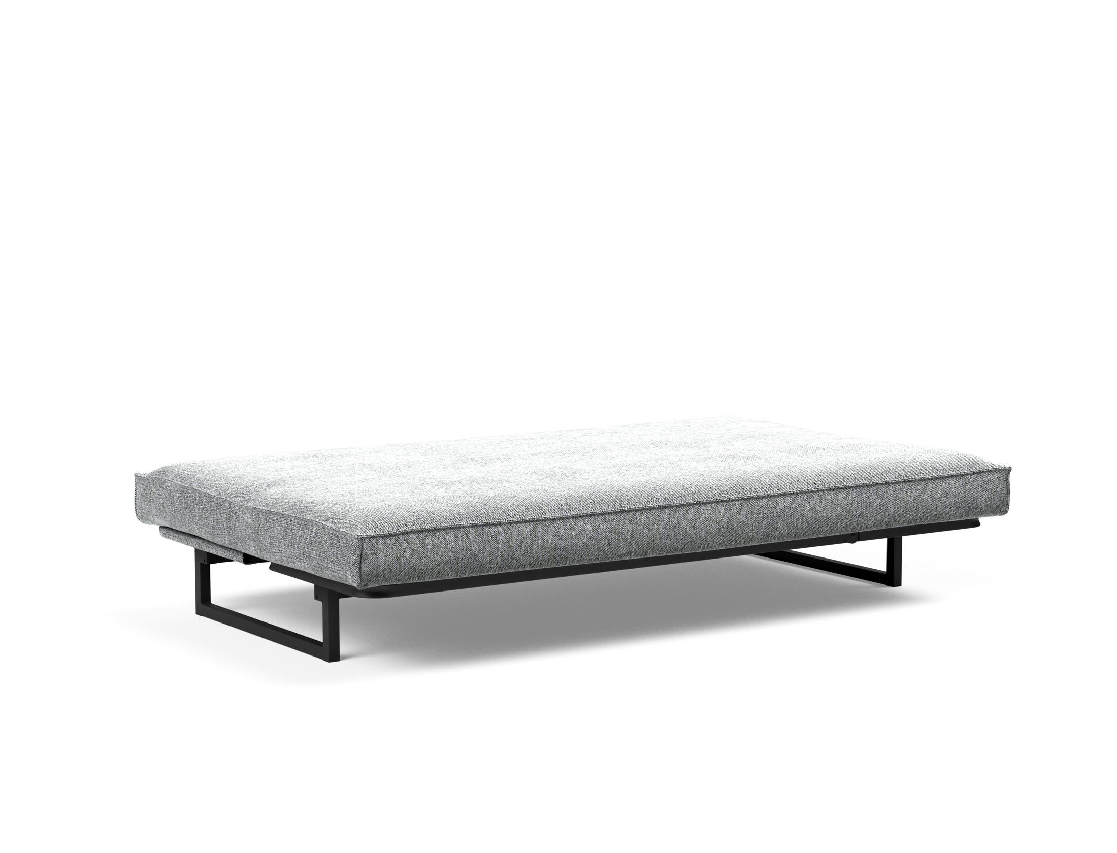 Entdecken Sie das Fraction 120 Bettsofa Sharp Plus Cover Soft Spring von Innovation Living – ein stilvolles, multifunktionales Sofa, das perfekten Schlafkomfort bietet.