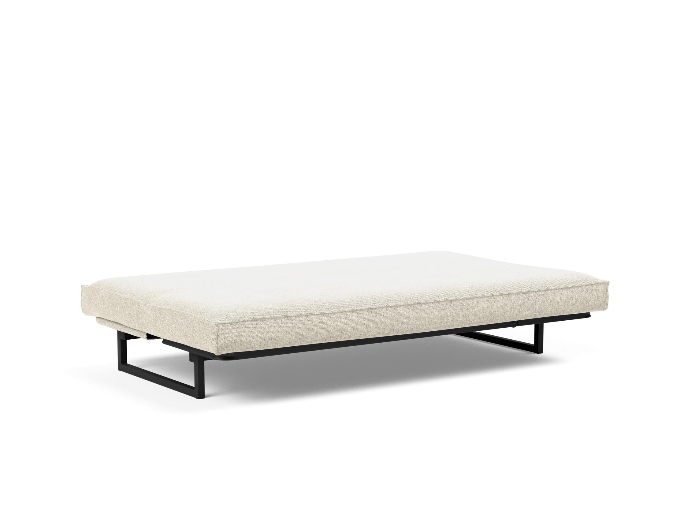 Entdecken Sie das Fraction 120 Bettsofa Sharp Plus Cover Soft Spring von Innovation Living – ein stilvolles, multifunktionales Sofa, das perfekten Schlafkomfort bietet.