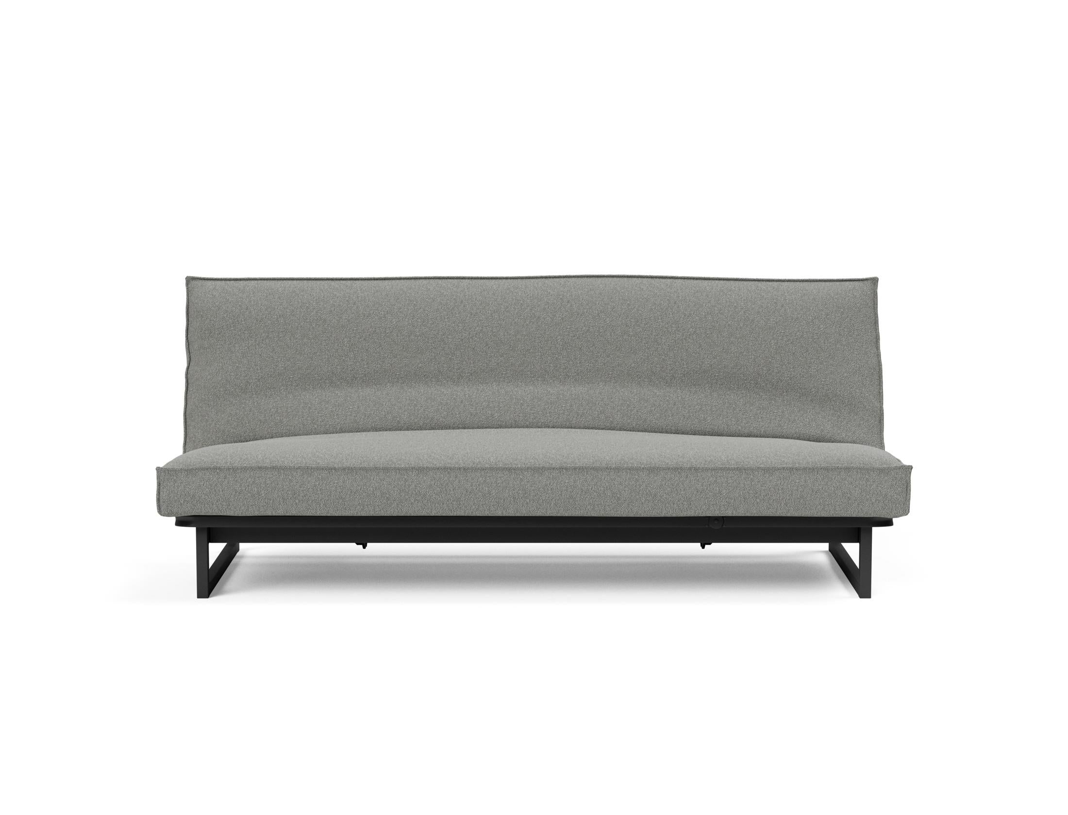 Modernes Bettsofa Fraction 120 von Innovation Living, perfekt für kompakte Wohnräume, mit komfortablem Bezug und vielseitiger Schlafgelegenheit.