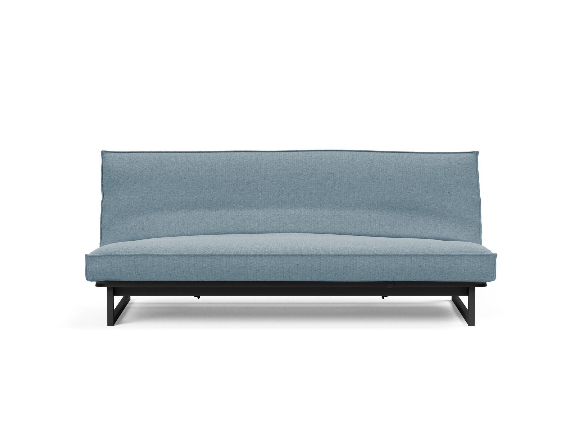 Modernes Bettsofa Fraction 120 von Innovation Living, ideal für kleine Räume, bietet Komfort und elegantes Design in einem.