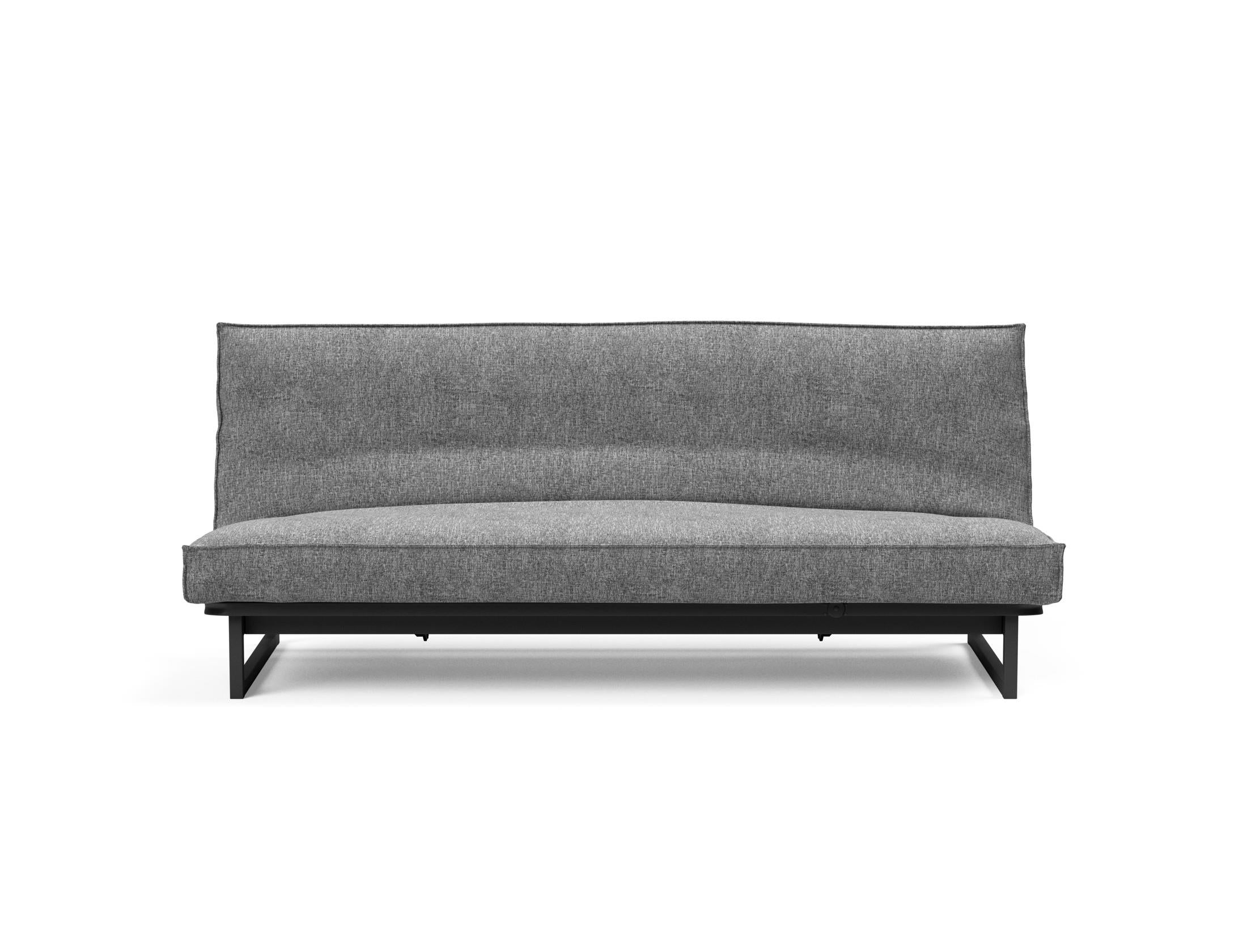 Stylisches Bettsofa Fraction 120 von Innovation Living, perfekt für kompakte Wohnräume, vereint Funktionalität und ansprechende Ästhetik.