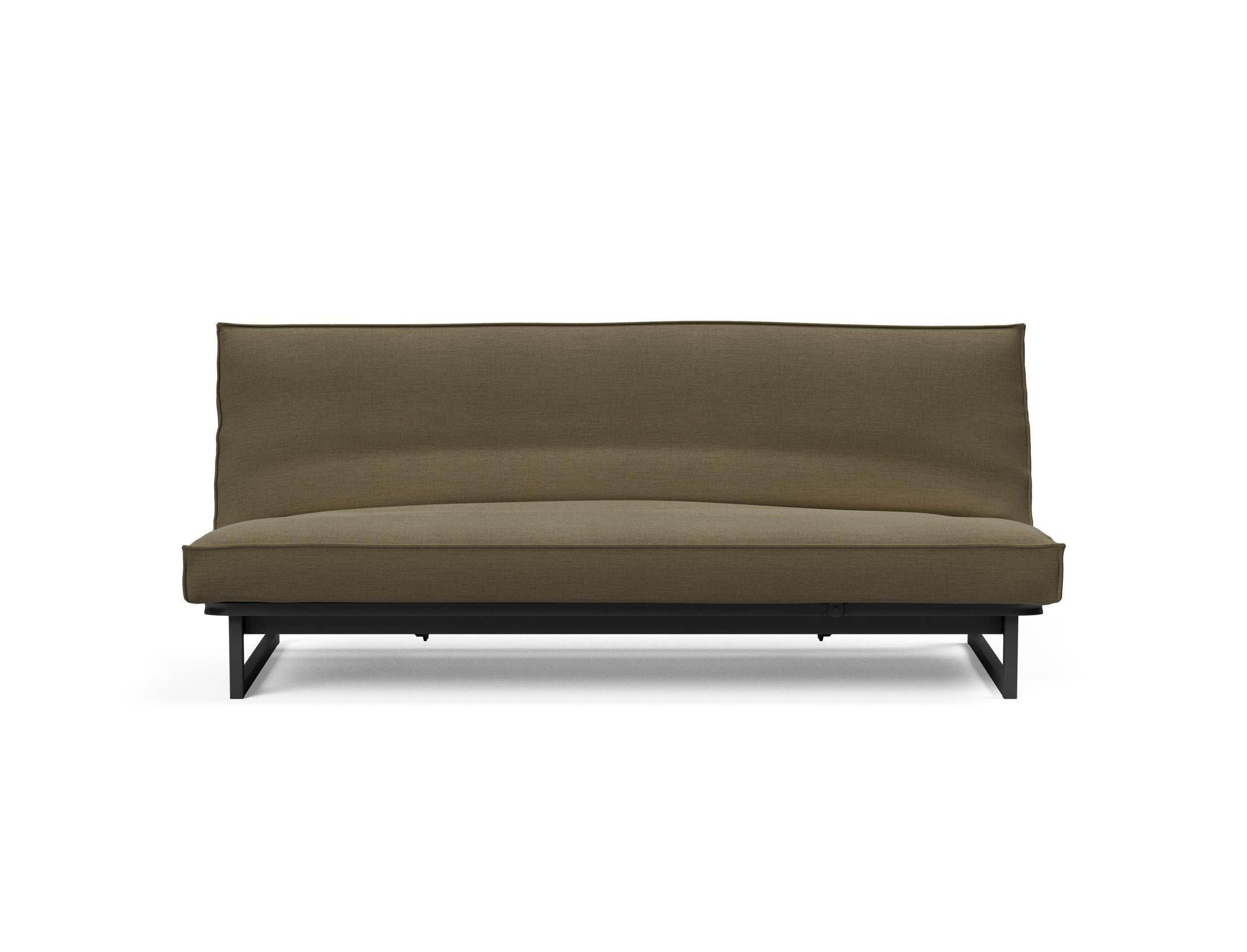 Elegantes Bettsofa Fraction 120 von Innovation Living, ideal für kleine Räume, bietet Komfort und zeitgemäßes Design in einem.