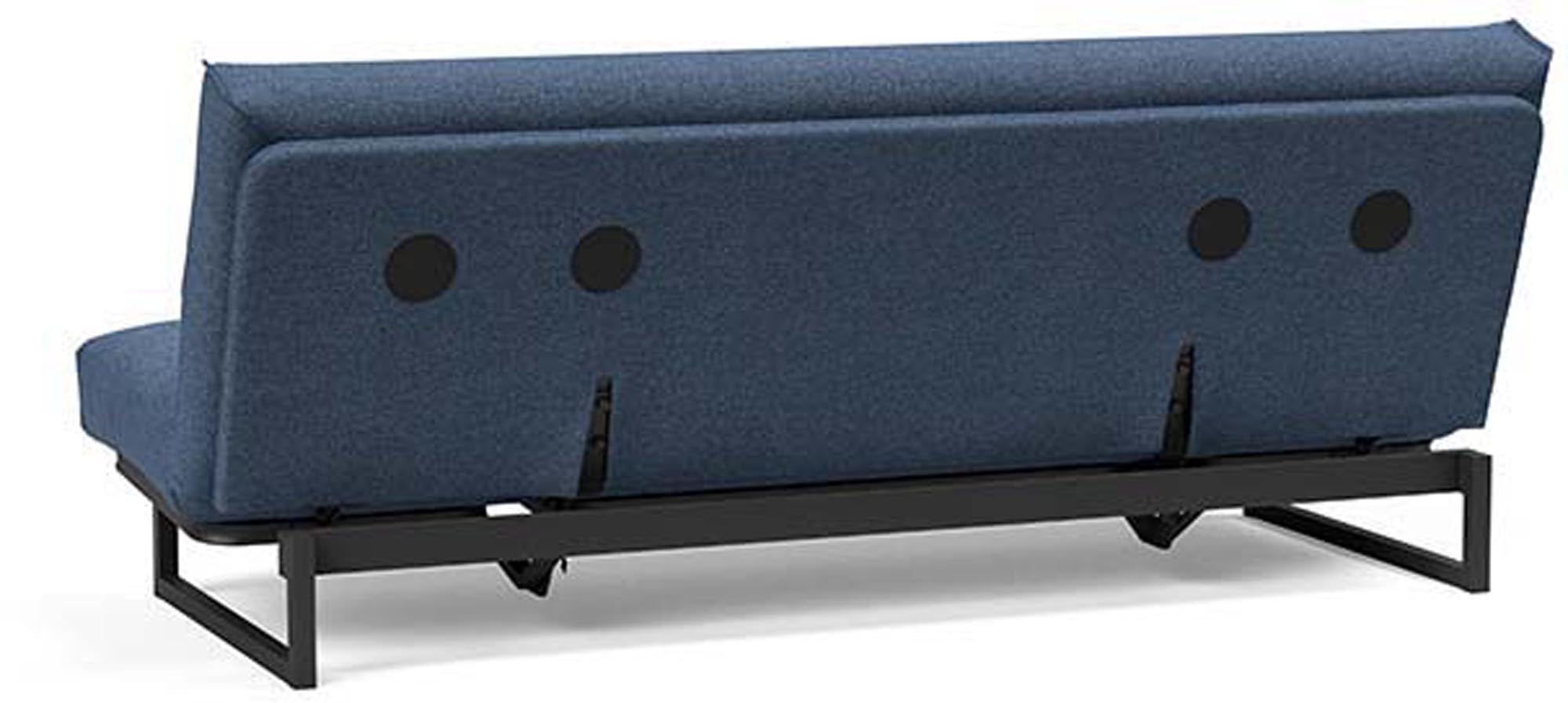 Fraction 120 Bettsofa Nordic Cover: modernes, flexibles Sofa mit hochwertiger Matratze, ideal für kleine Räume und Übernachtungsgäste.