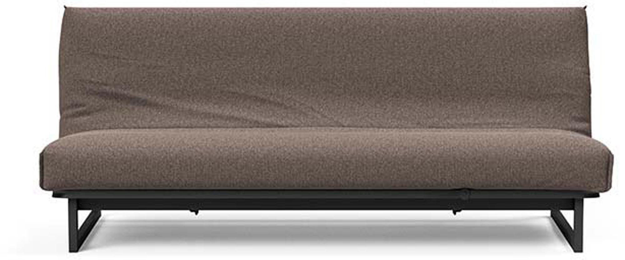Fraction 120 Bettsofa Nordic Cover von Innovation Living: elegantes, platzsparendes Sofa, ideal für kleine Wohnungen und als komfortables Gästebett.