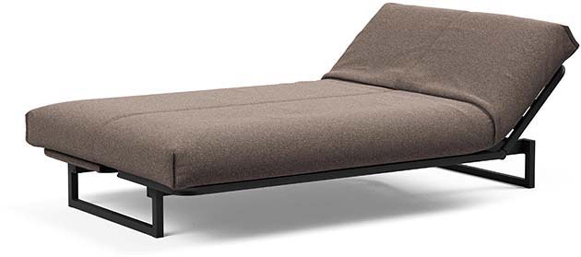 Fraction 120 Bettsofa Nordic Cover: modernes, flexibles Sofa mit hochwertiger Matratze, ideal für kleine Räume und Übernachtungsgäste.
