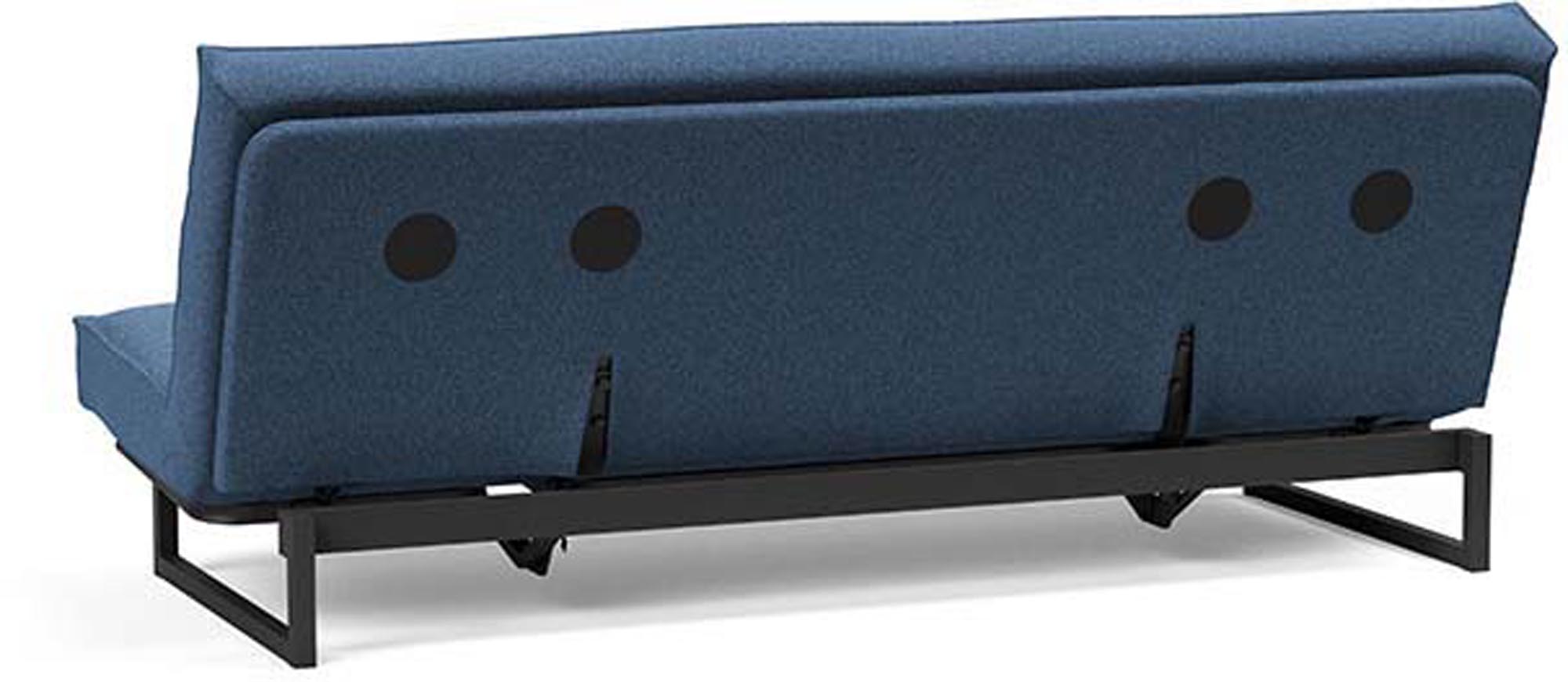 Erleben Sie das Fraction 120 Bettsofa Sharp Plus Cover von Innovation Living – ein modernes, funktionales Sofa, das sich ideal für kleine Räume eignet.