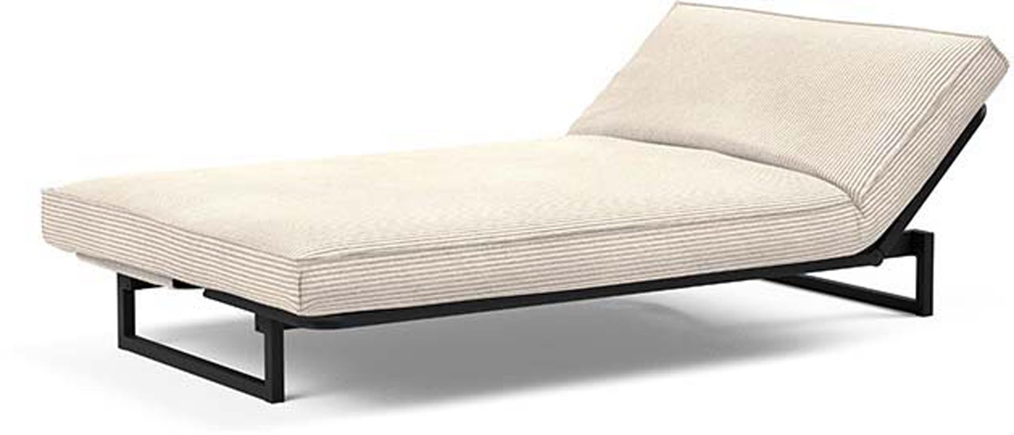 Entdecken Sie das Fraction 120 Bettsofa Sharp Plus Cover von Innovation Living – ein stilvolles, multifunktionales Sofa für jeden Raum.