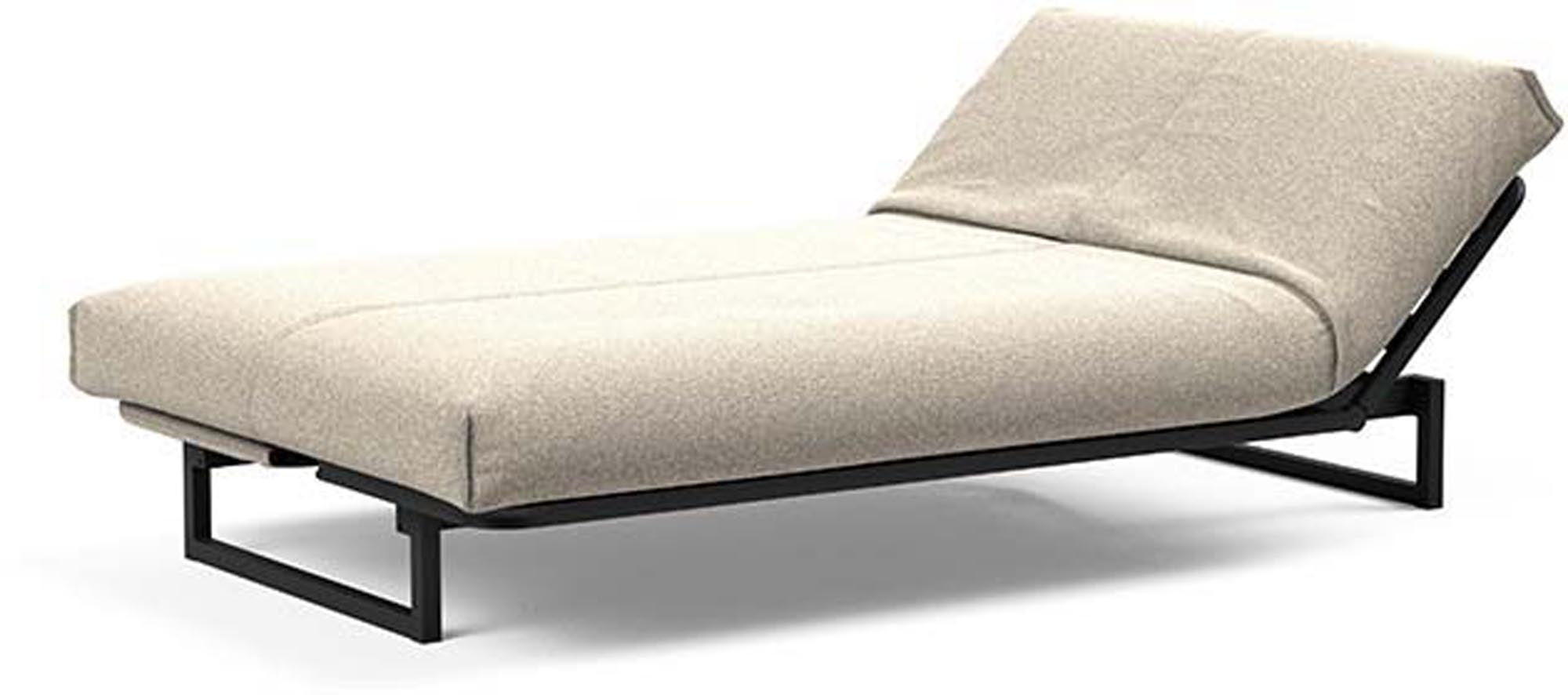 Entdecken Sie das Fraction 120 Bettsofa Nordic Cover von Innovation Living – stilvolles Design trifft auf flexible Nutzung und hohen Schlafkomfort.