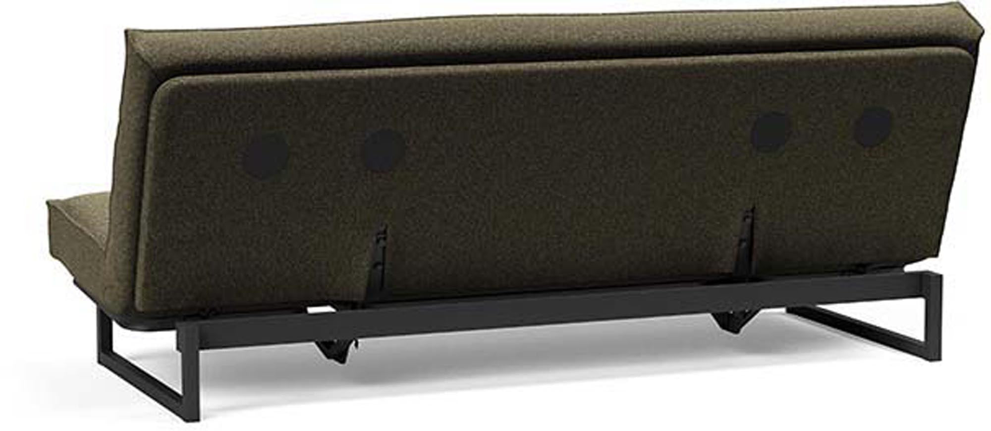 Erleben Sie das Fraction 120 Bettsofa Sharp Plus Cover von Innovation Living – ein elegantes, multifunktionales Sofa, ideal für kleine Räume und höchsten Komfort.