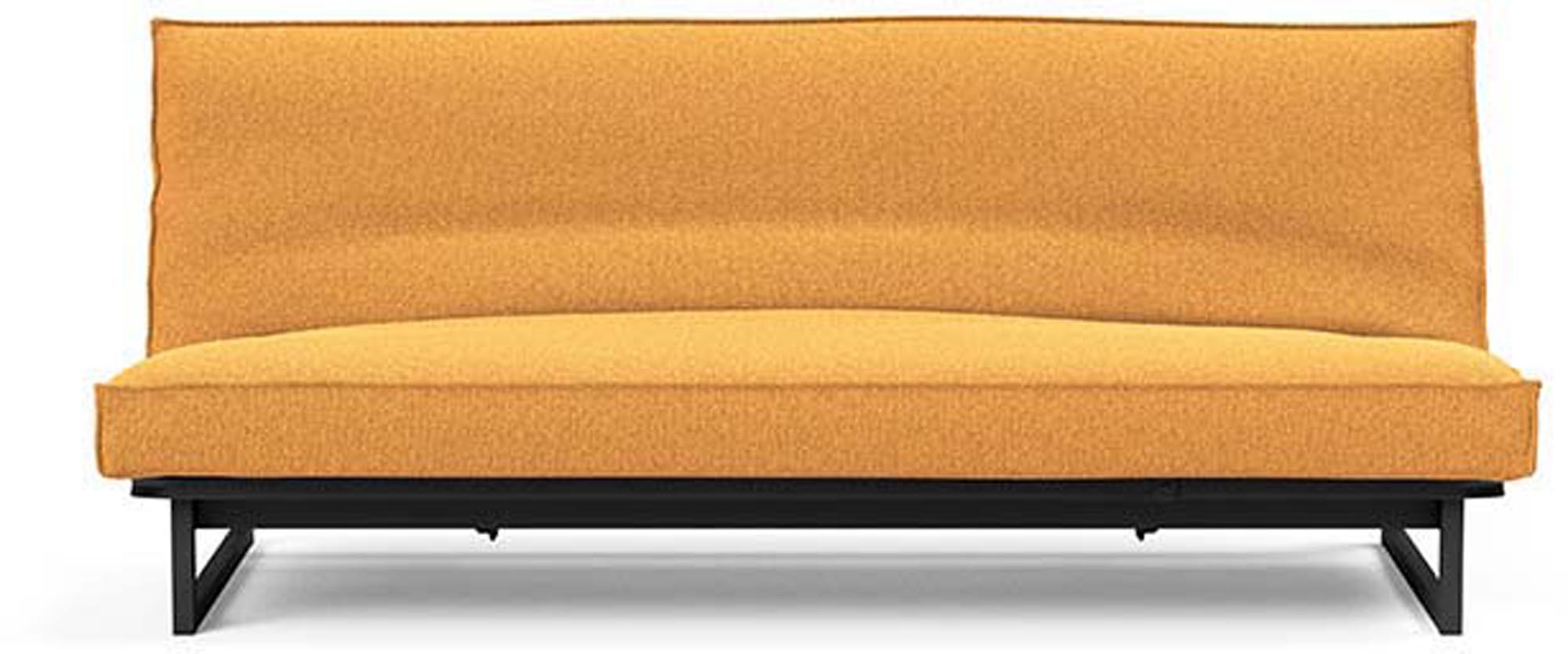 Erleben Sie das Fraction 120 Bettsofa Sharp Plus Cover von Innovation Living – eine perfekte Kombination aus modernem Stil und praktischer Vielseitigkeit.