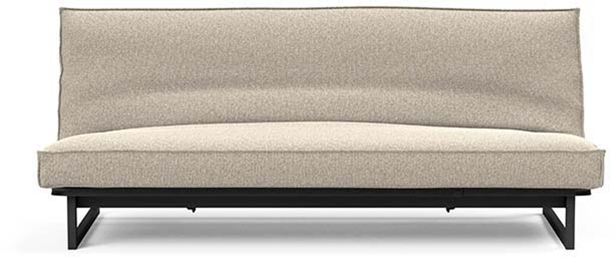 Erleben Sie das Fraction 120 Bettsofa Sharp Plus Cover von Innovation Living – eine perfekte Kombination aus modernem Stil und praktischer Vielseitigkeit.