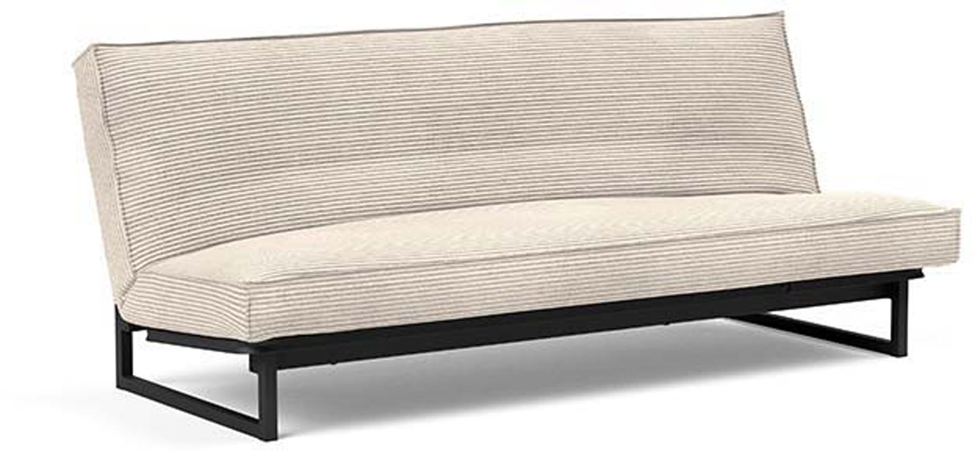 Entdecken Sie das Fraction 120 Bettsofa Sharp Plus Cover von Innovation Living – stilvolles Design trifft auf funktionale Flexibilität für jeden Raum.