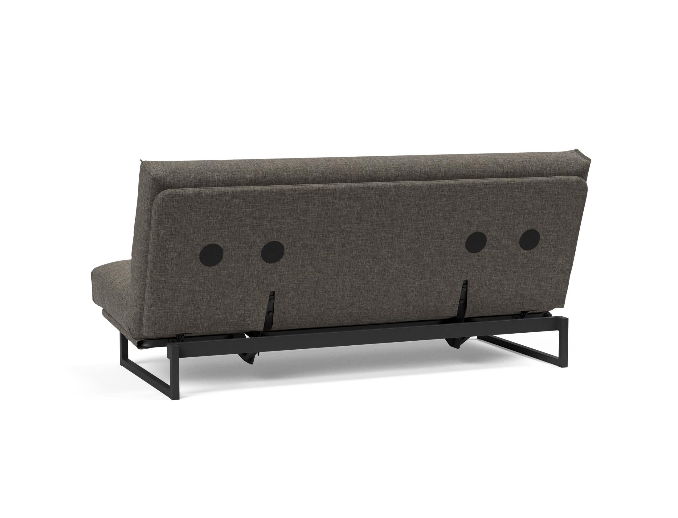 Fraction 140 Bettsofa Nordic Cover: Elegantes, flexibles Sofa mit abnehmbarem Bezug und komfortabler Soft Spring Matratze für höchsten Schlafgenuss.