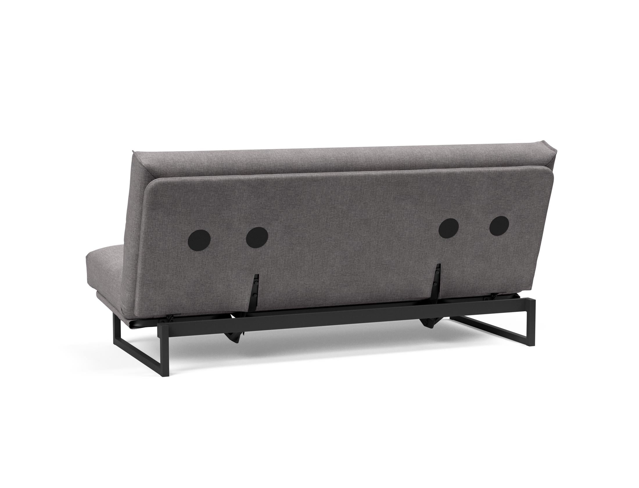 Fraction 140 Bettsofa Nordic Cover: Elegantes, flexibles Sofa mit abnehmbarem Bezug und komfortabler Soft Spring Matratze für höchsten Schlafgenuss.