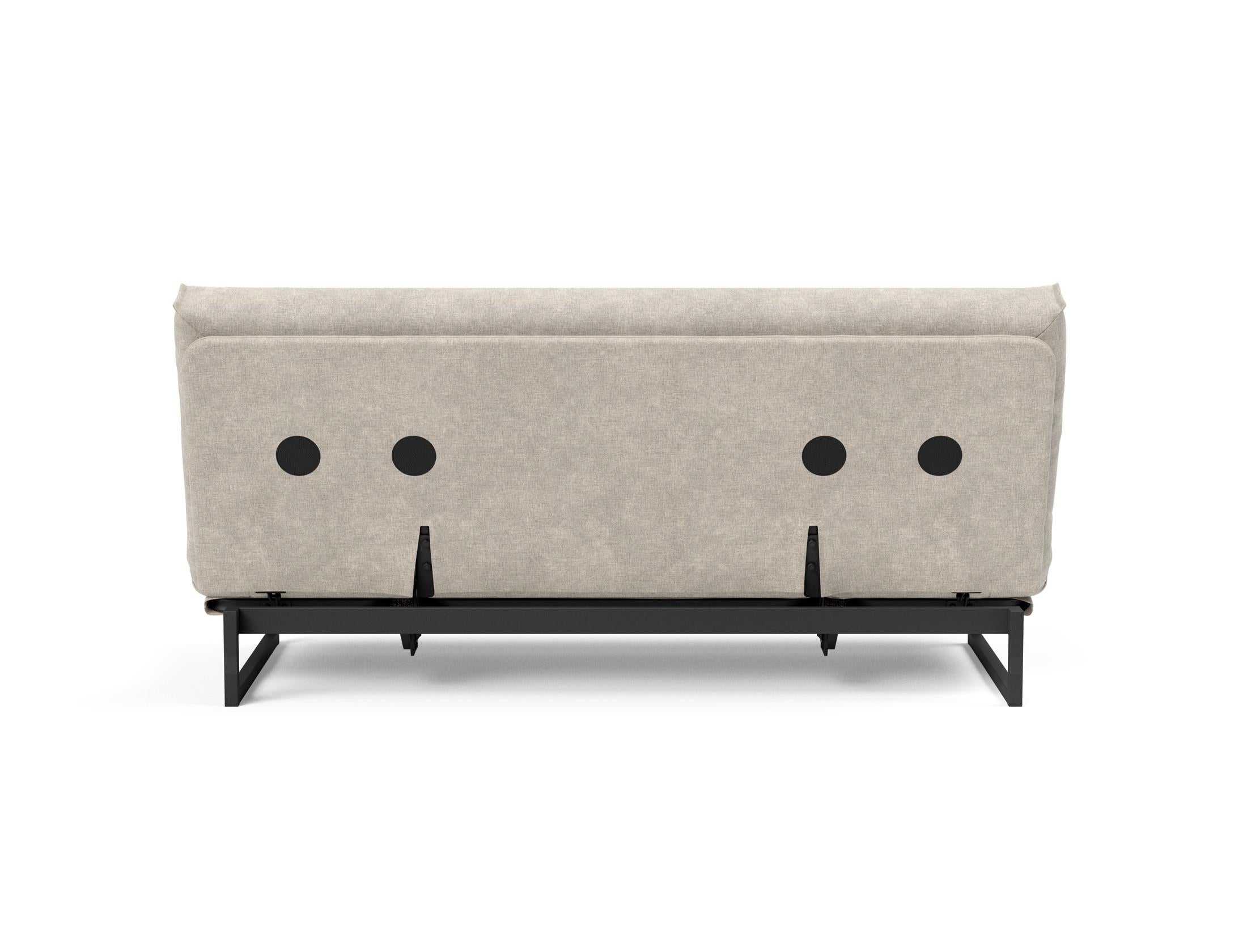 Fraction 140 Bettsofa Nordic Cover: Multifunktionales Sofa mit stilvollem Design, abnehmbarem Bezug und weicher Matratze für optimalen Komfort.