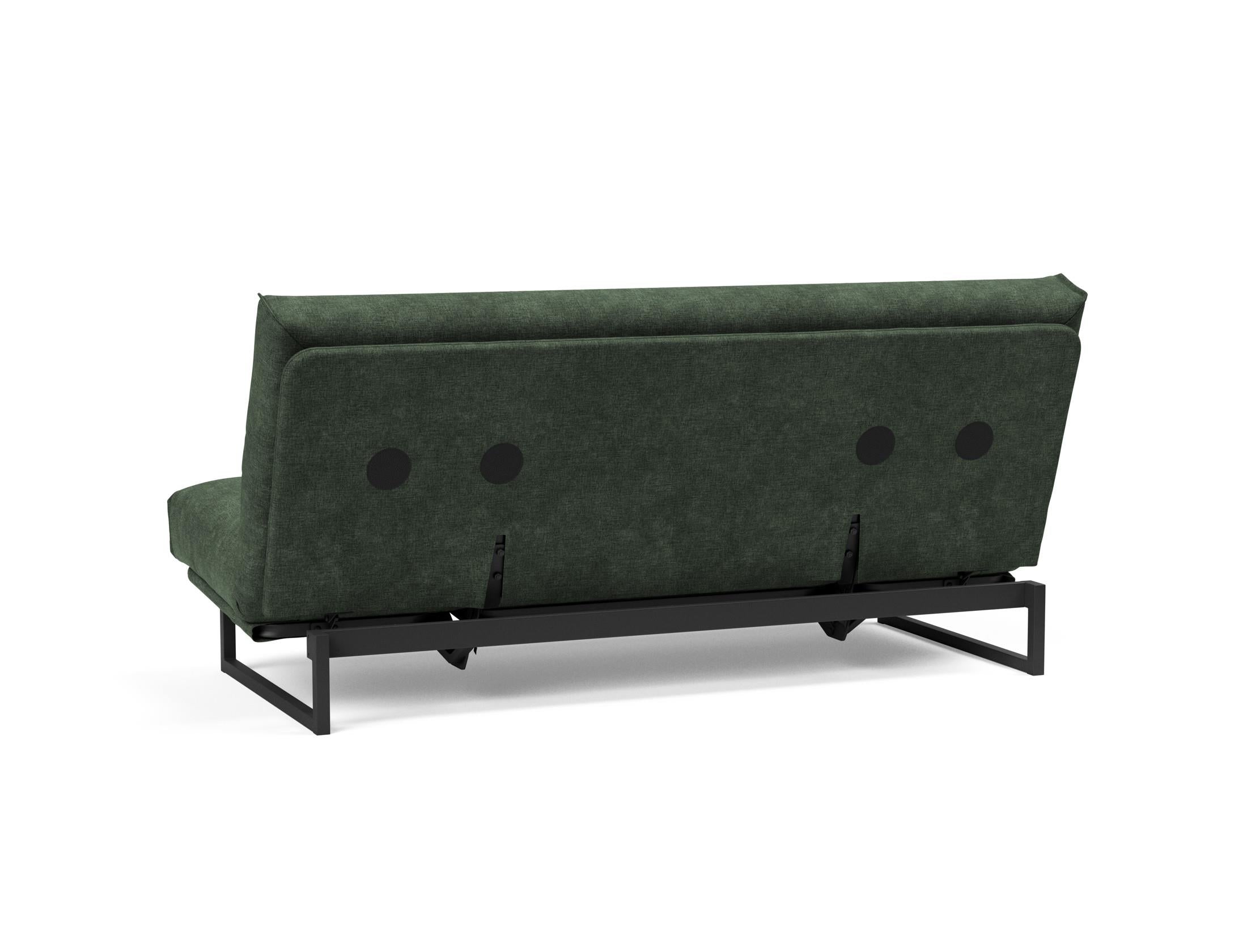 Fraction 140 Bettsofa Nordic Cover: Elegantes, flexibles Sofa mit abnehmbarem Bezug und komfortabler Soft Spring Matratze für höchsten Schlafgenuss.