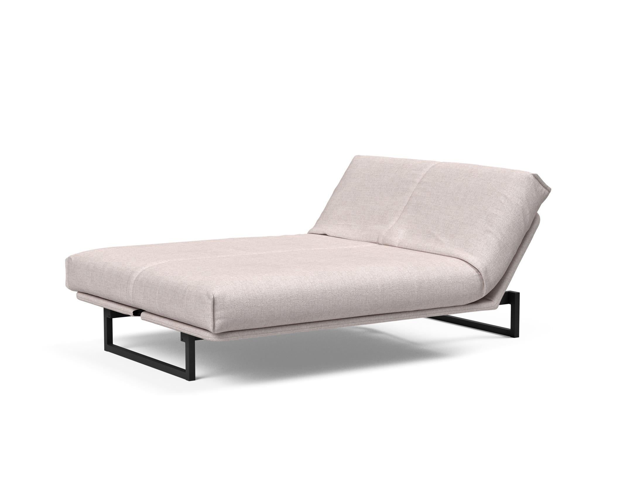 Fraction 140 Bettsofa Nordic Cover: Elegantes, flexibles Sofa mit abnehmbarem Bezug und komfortabler Soft Spring Matratze für höchsten Schlafgenuss.