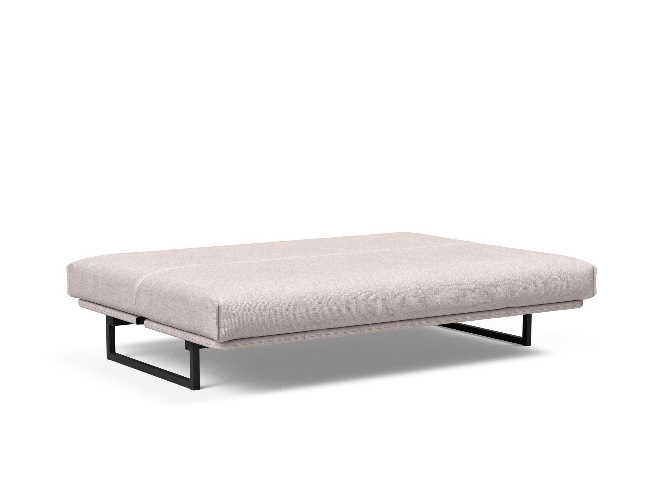 Fraction 140 Bettsofa Nordic Cover: Multifunktionales Sofa mit stilvollem Design, abnehmbarem Bezug und weicher Matratze für optimalen Komfort.