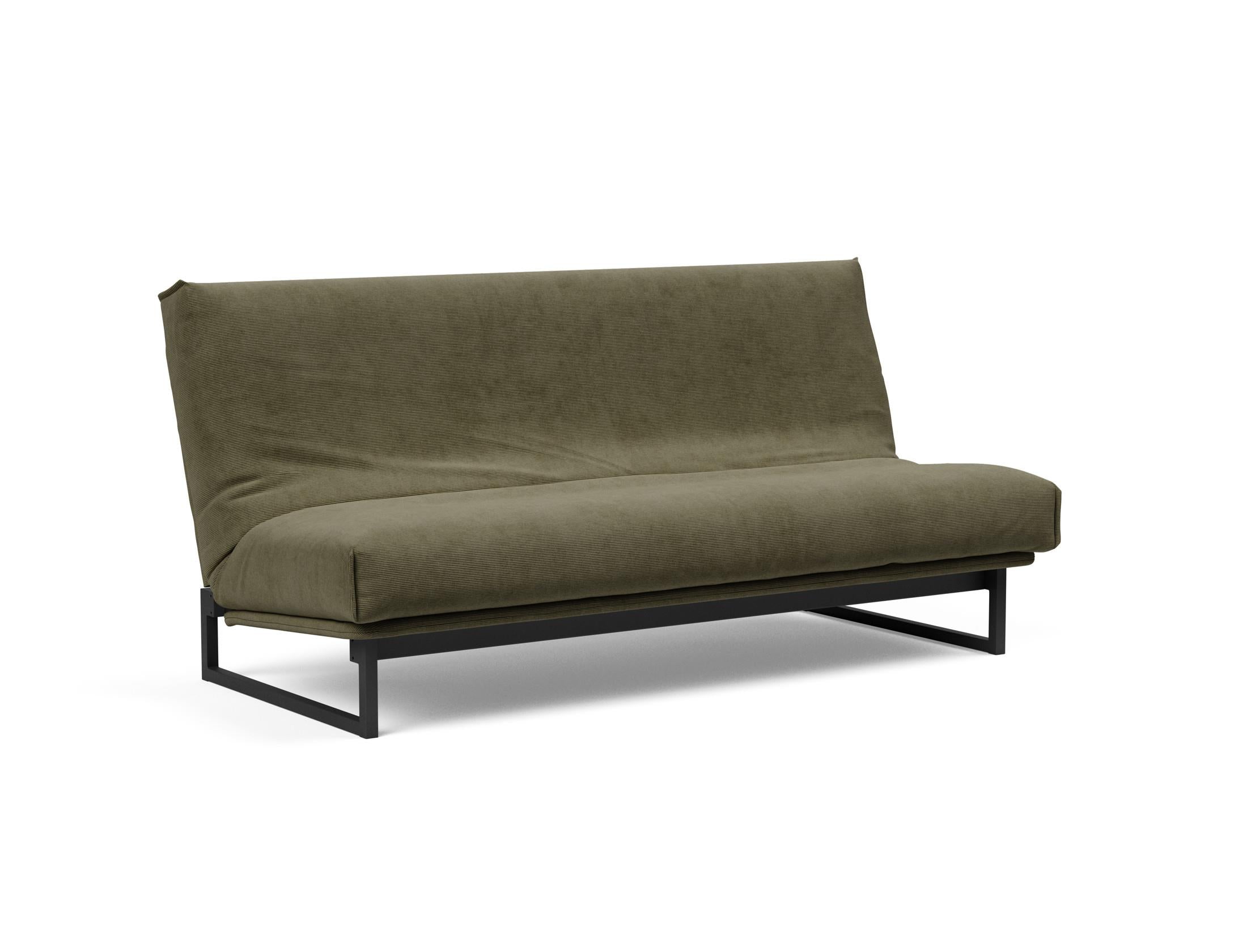 Fraction 140 Bettsofa Nordic Cover: Multifunktionales Sofa mit stilvollem Design, abnehmbarem Bezug und weicher Matratze für optimalen Komfort.