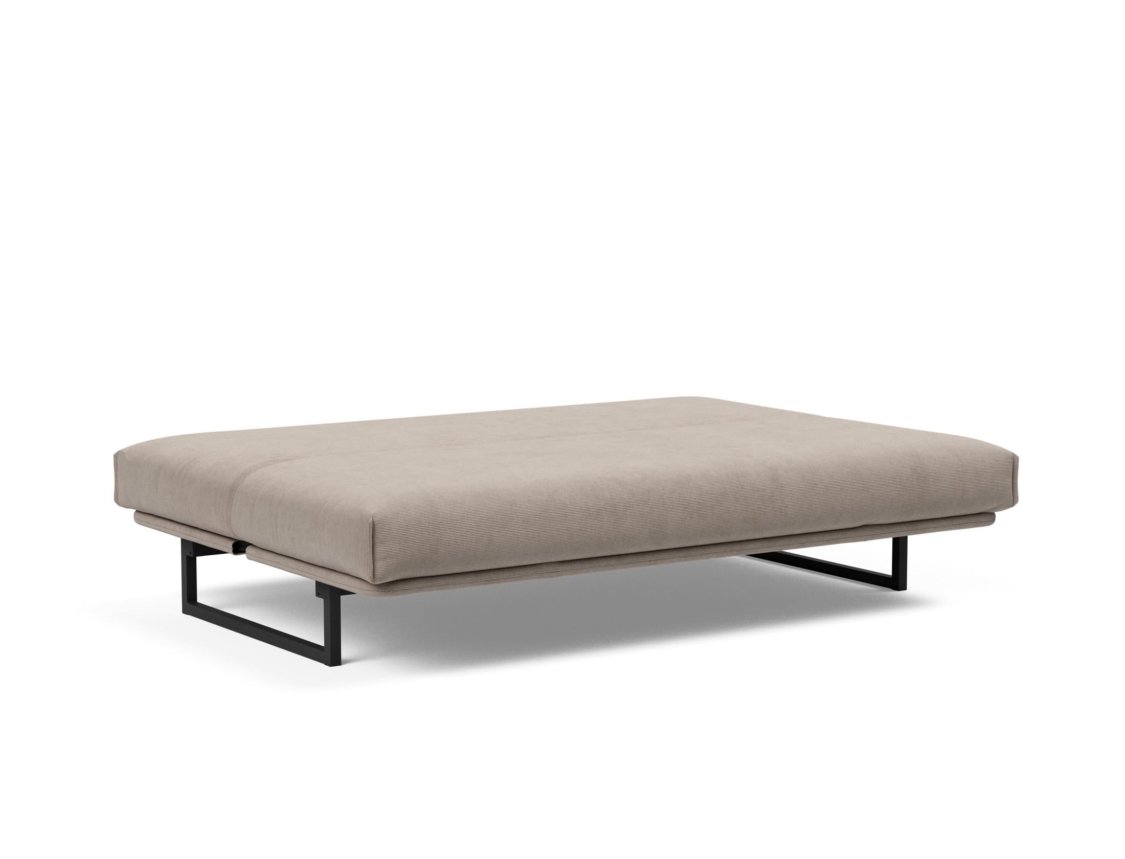 Fraction 140 Bettsofa Nordic Cover: Multifunktionales Sofa mit stilvollem Design, abnehmbarem Bezug und weicher Matratze für optimalen Komfort.
