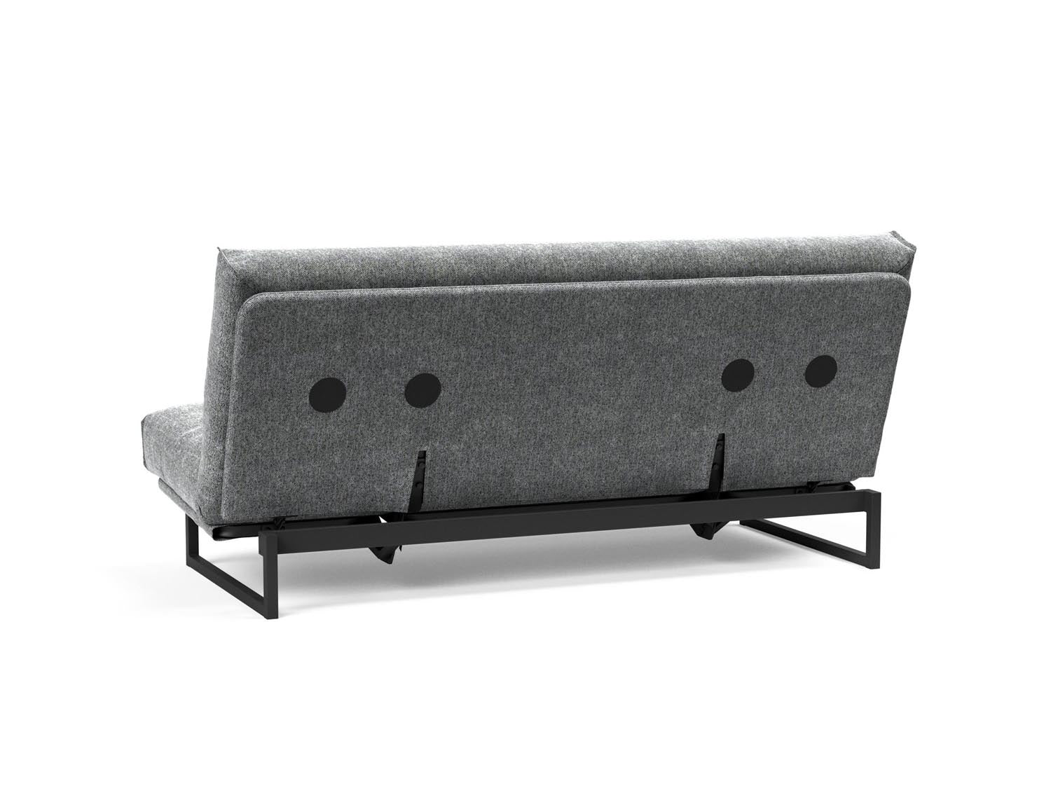 Fraction 140 Bettsofa Nordic Cover: Elegantes, flexibles Sofa mit abnehmbarem Bezug und komfortabler Soft Spring Matratze für höchsten Schlafgenuss.
