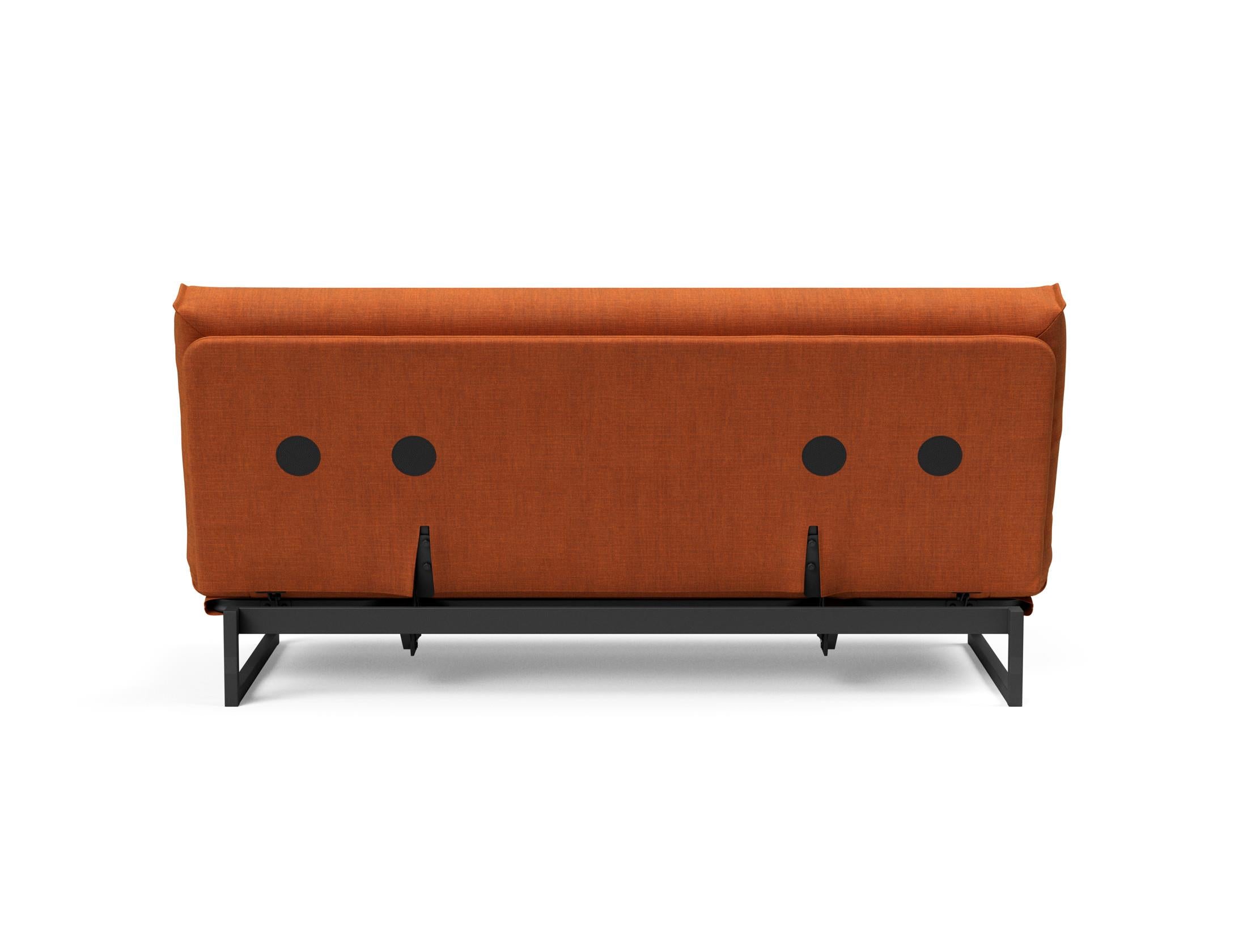 Fraction 140 Bettsofa Nordic Cover: Multifunktionales Sofa mit abnehmbarem Bezug und weicher Matratze. Ideal für Komfort und modernes Wohnen!