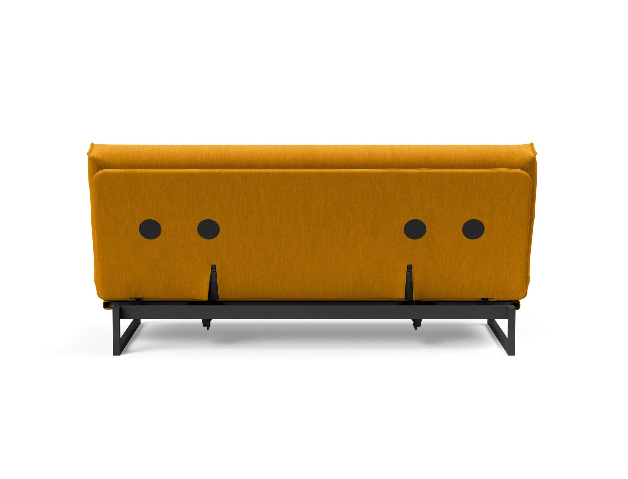 Fraction 140 Bettsofa Nordic Cover: Multifunktionales Sofa mit stilvollem Design, abnehmbarem Bezug und weicher Matratze für optimalen Komfort.