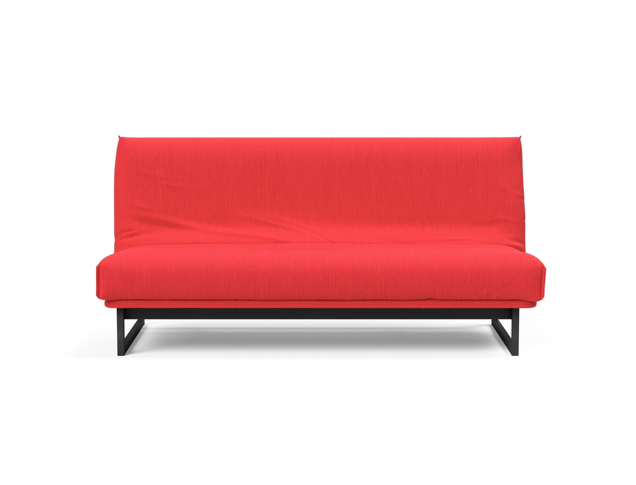 Fraction 140 Bettsofa Nordic Cover: Elegantes, flexibles Sofa mit abnehmbarem Bezug und komfortabler Soft Spring Matratze für höchsten Schlafgenuss.