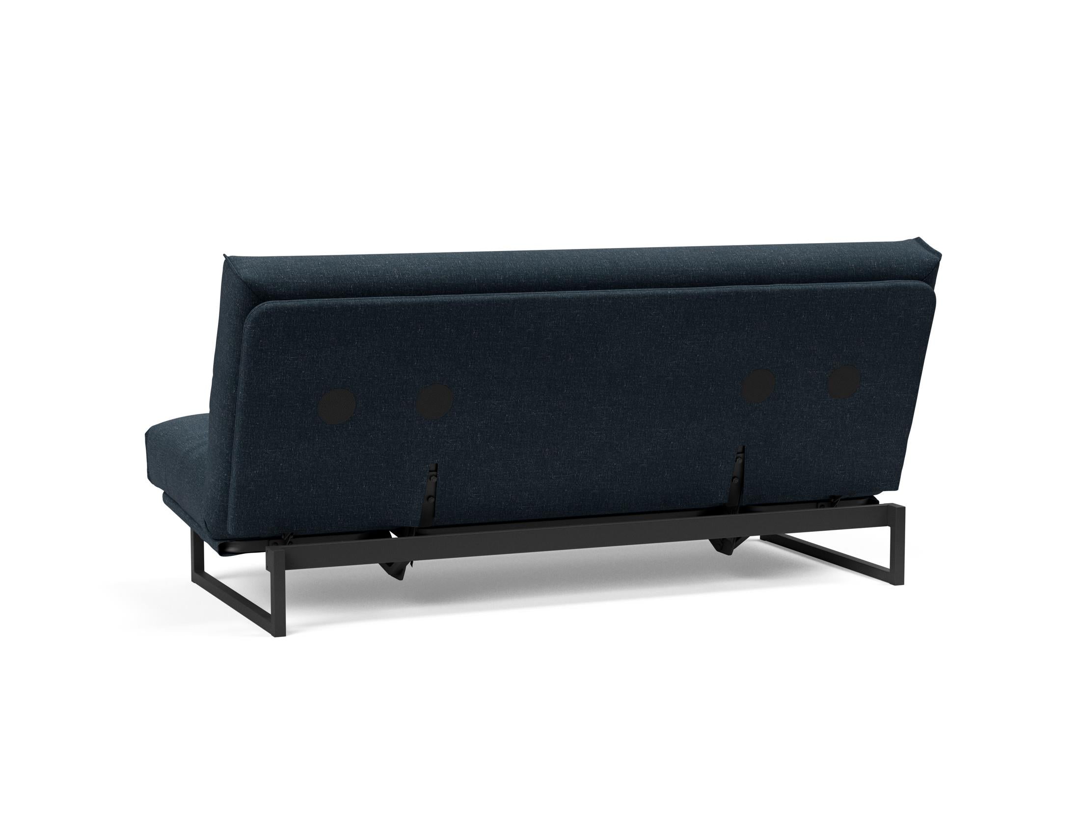 Fraction 140 Bettsofa Nordic Cover: Elegantes, flexibles Sofa mit abnehmbarem Bezug und komfortabler Soft Spring Matratze für höchsten Schlafgenuss.