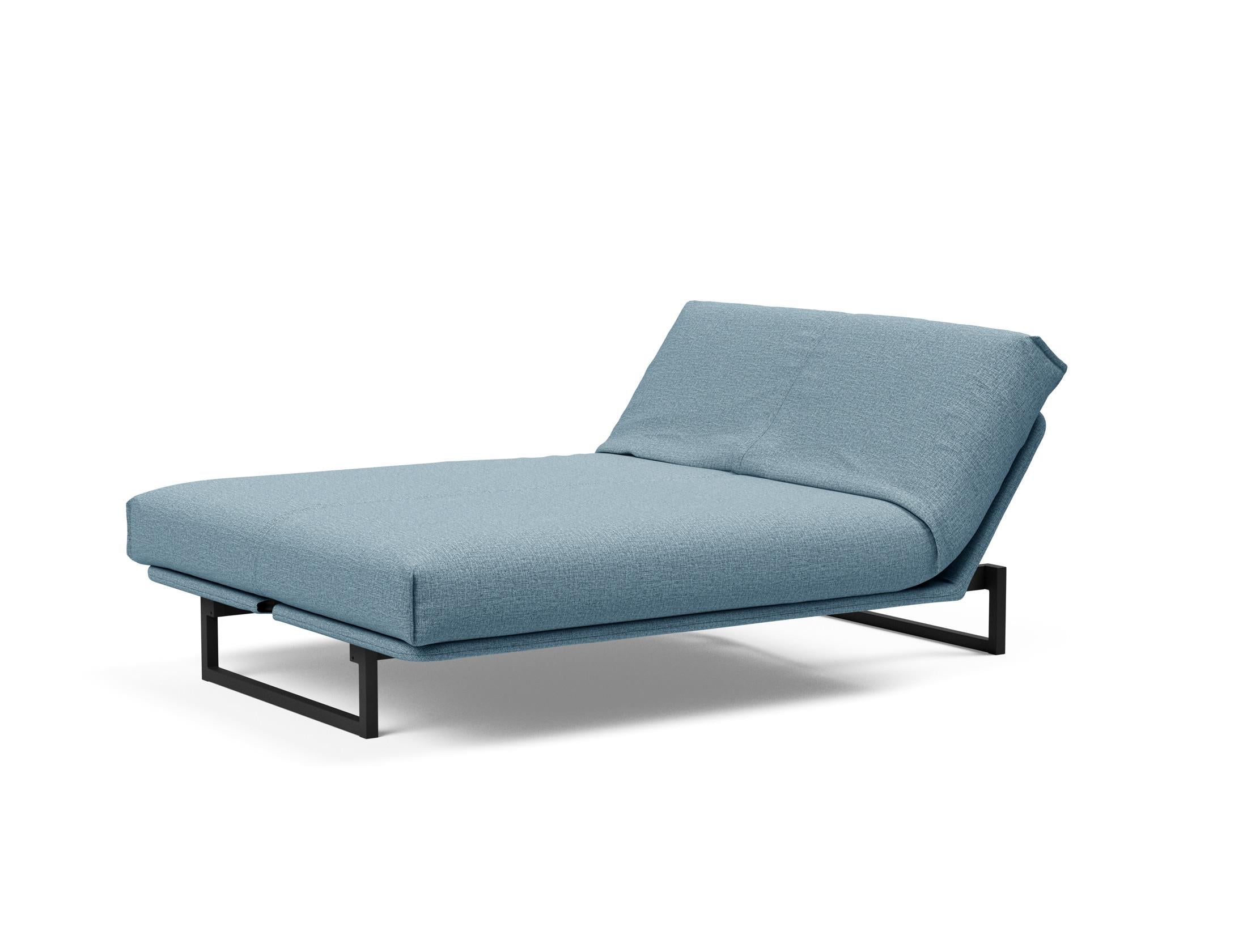 Fraction 140 Bettsofa Nordic Cover: Elegantes, flexibles Sofa mit abnehmbarem Bezug und komfortabler Soft Spring Matratze für höchsten Schlafgenuss.