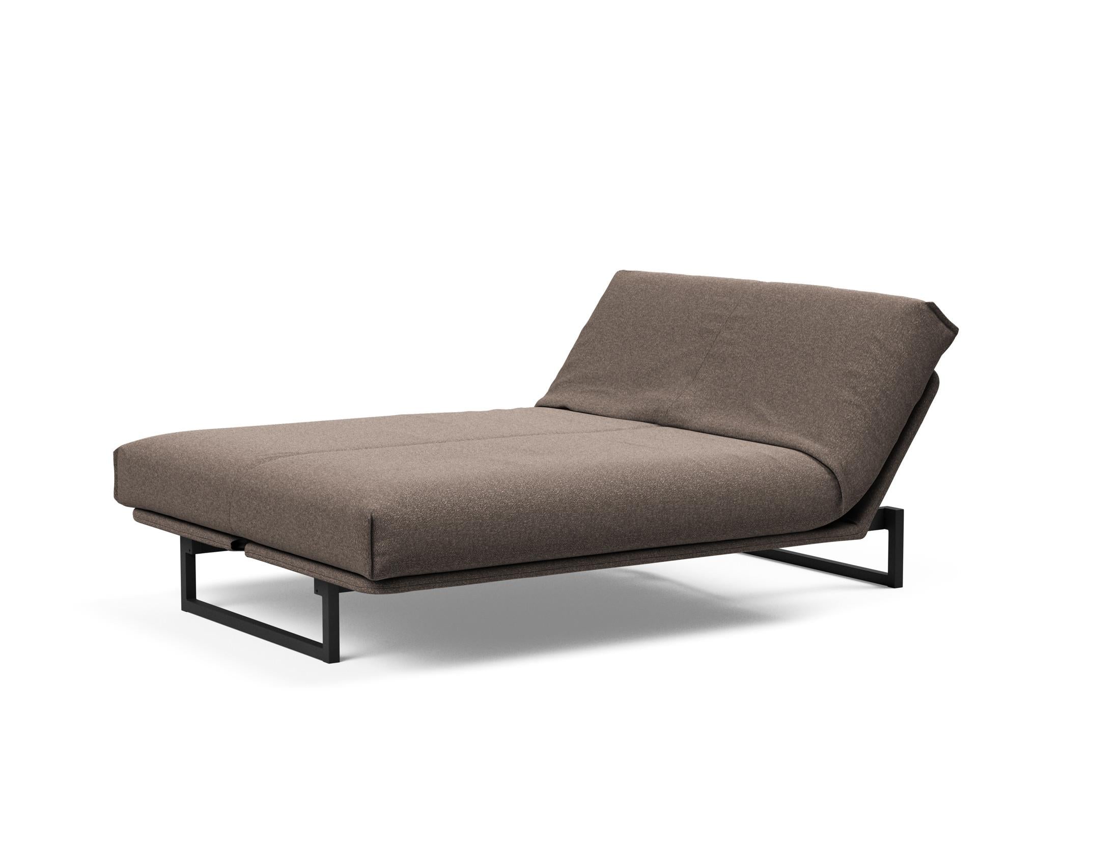 Fraction 140 Bettsofa Nordic Cover: Elegantes, flexibles Sofa mit abnehmbarem Bezug und komfortabler Soft Spring Matratze für höchsten Schlafgenuss.