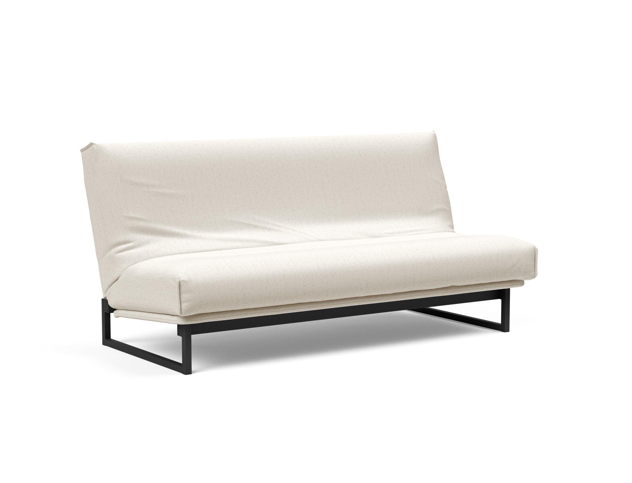 Fraction 140 Bettsofa Nordic Cover: Multifunktionales Sofa mit stilvollem Design, abnehmbarem Bezug und weicher Matratze für optimalen Komfort.