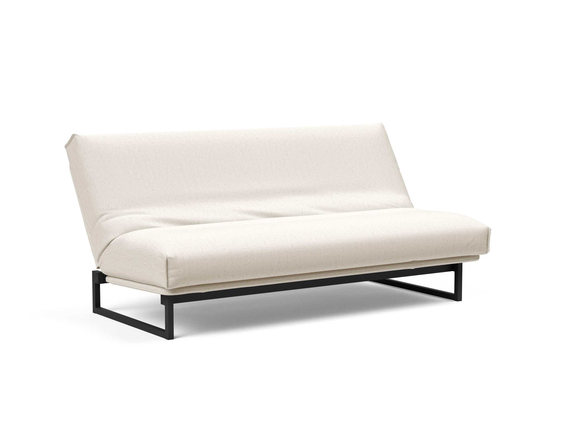 Fraction 140 Bettsofa Nordic Cover: Multifunktionales Sofa mit stilvollem Design, abnehmbarem Bezug und weicher Matratze für optimalen Komfort.