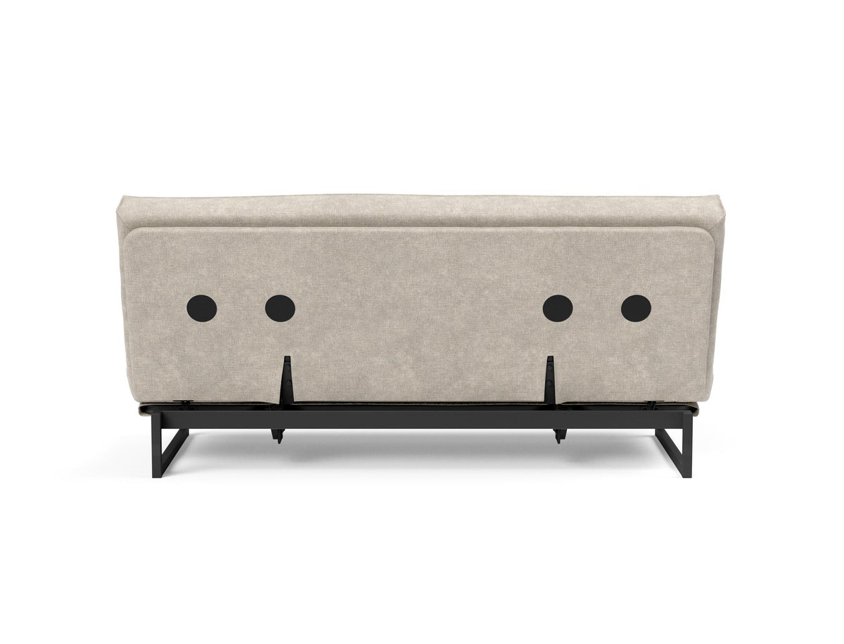 Fraction 140 Bettsofa Sharp Plus Cover mit Gestellbezug Soft Spring in 280 Avella Sand präsentiert im Onlineshop von KAQTU Design AG. Bettsofa ist von Innovation Living