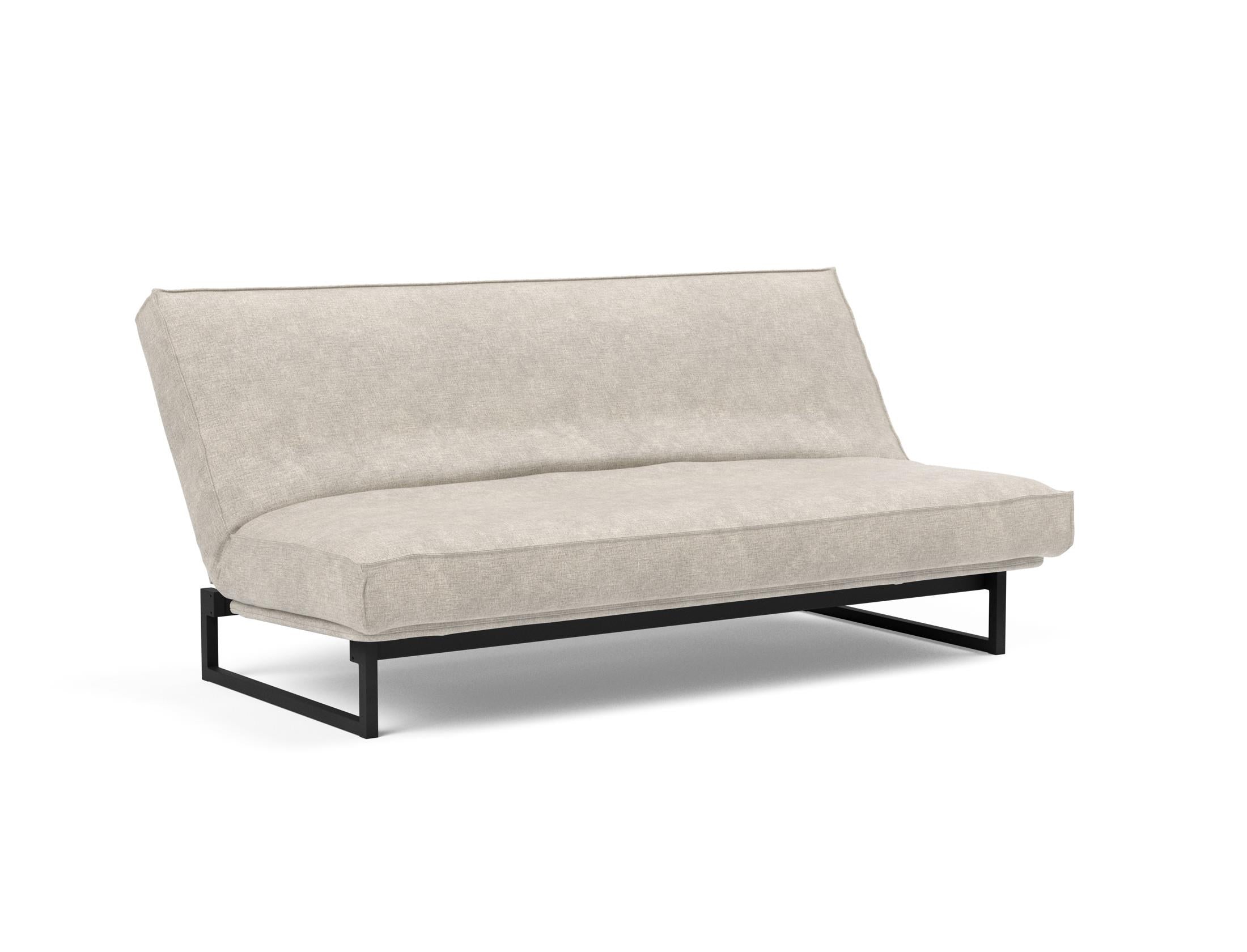Fraction 140 Bettsofa Sharp Plus Cover: Stilvolles Sofa mit robustem Rahmen und bequemer Matratze. Perfekt für Alltag und Gäste!