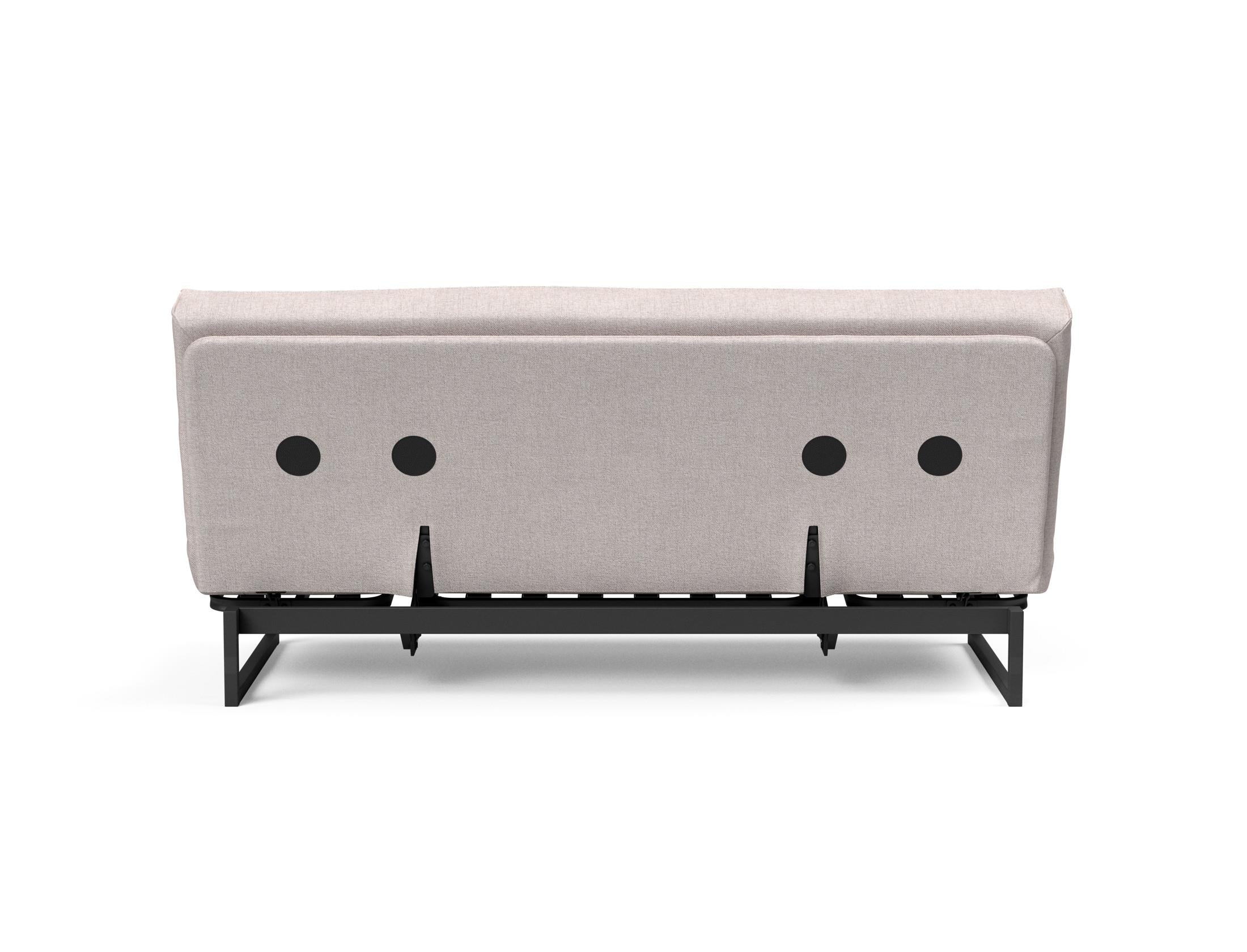 Erleben Sie das Fraction 140 Bettsofa Sharp Plus Cover Soft Spring von Innovation Living – eine elegante Lösung für Komfort und Flexibilität in jedem Raum.