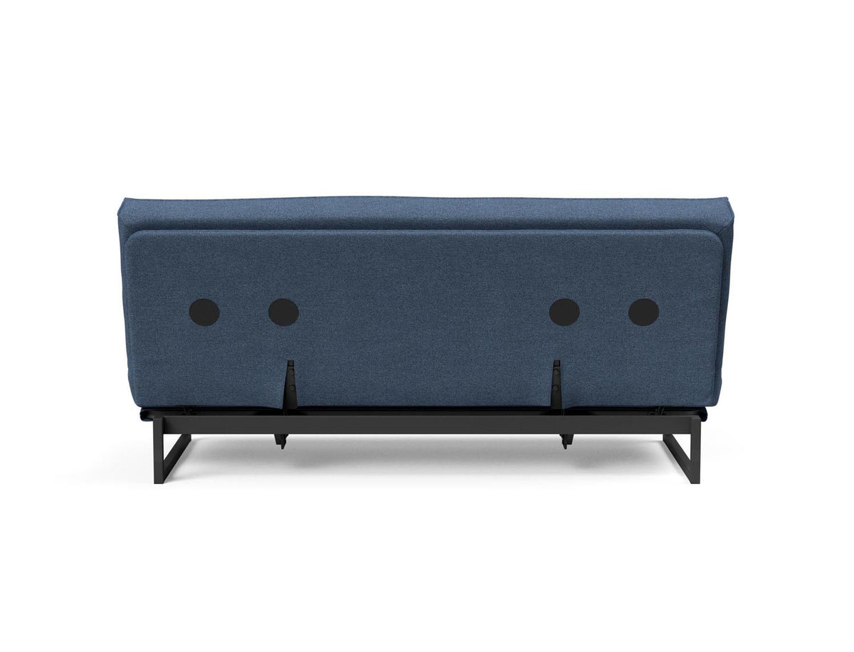 Fraction 140 Bettsofa Sharp Plus Cover mit Gestellbezug Soft Spring in 302 Weda Blue präsentiert im Onlineshop von KAQTU Design AG. Bettsofa ist von Innovation Living