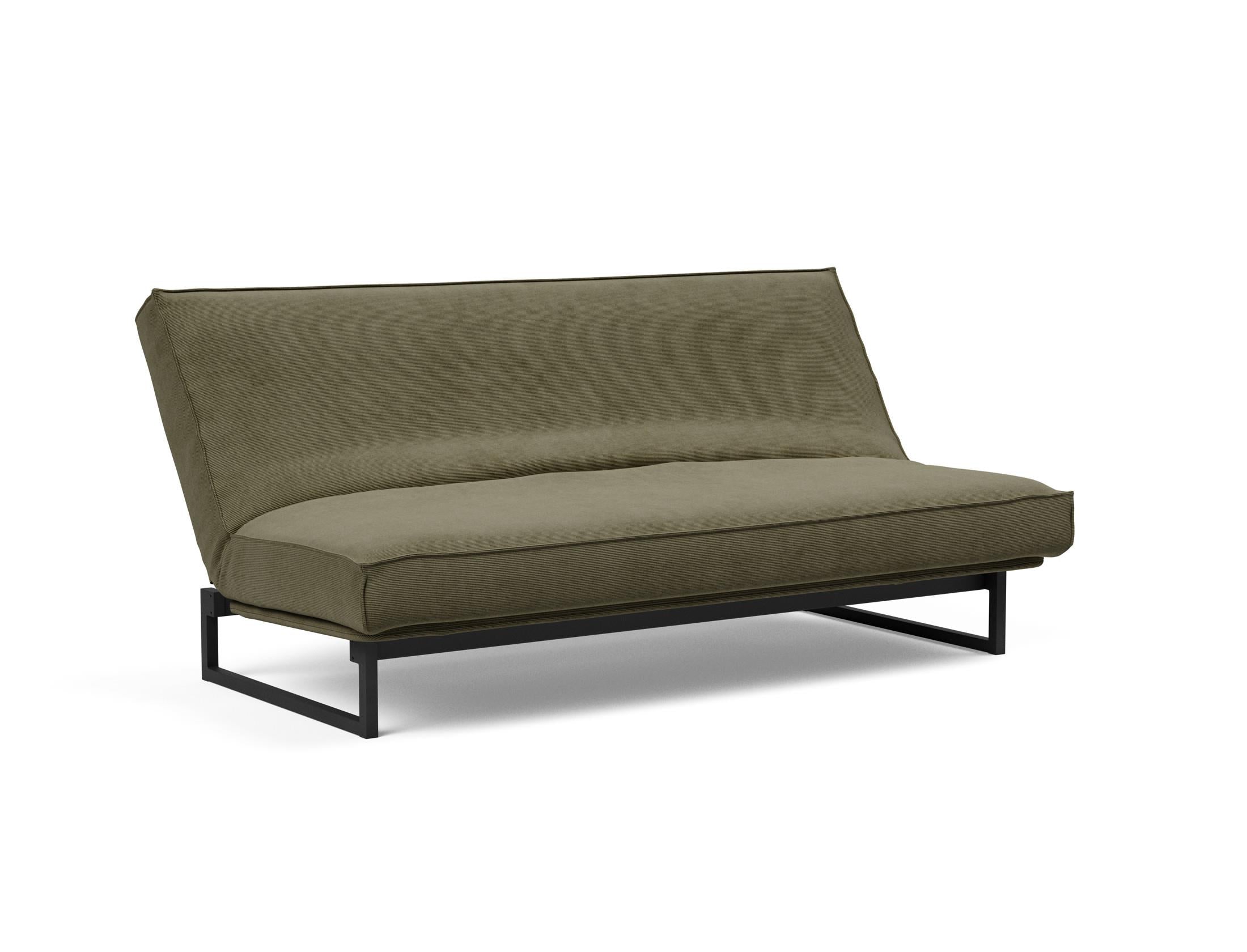 Fraction 140 Bettsofa Sharp Plus Cover: Stilvolles Sofa mit robustem Rahmen und bequemer Matratze. Perfekt für Alltag und Gäste!