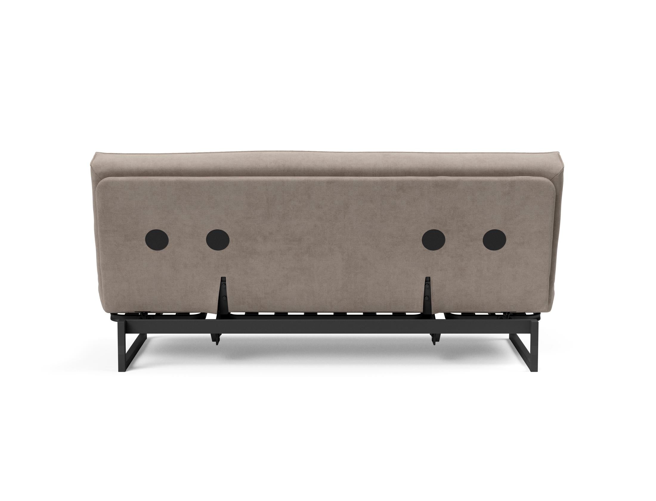 Entdecken Sie das Fraction 140 Bettsofa Sharp Plus Cover Soft Spring von Innovation Living – stilvoll, platzsparend und perfekt für Ihr Zuhause.