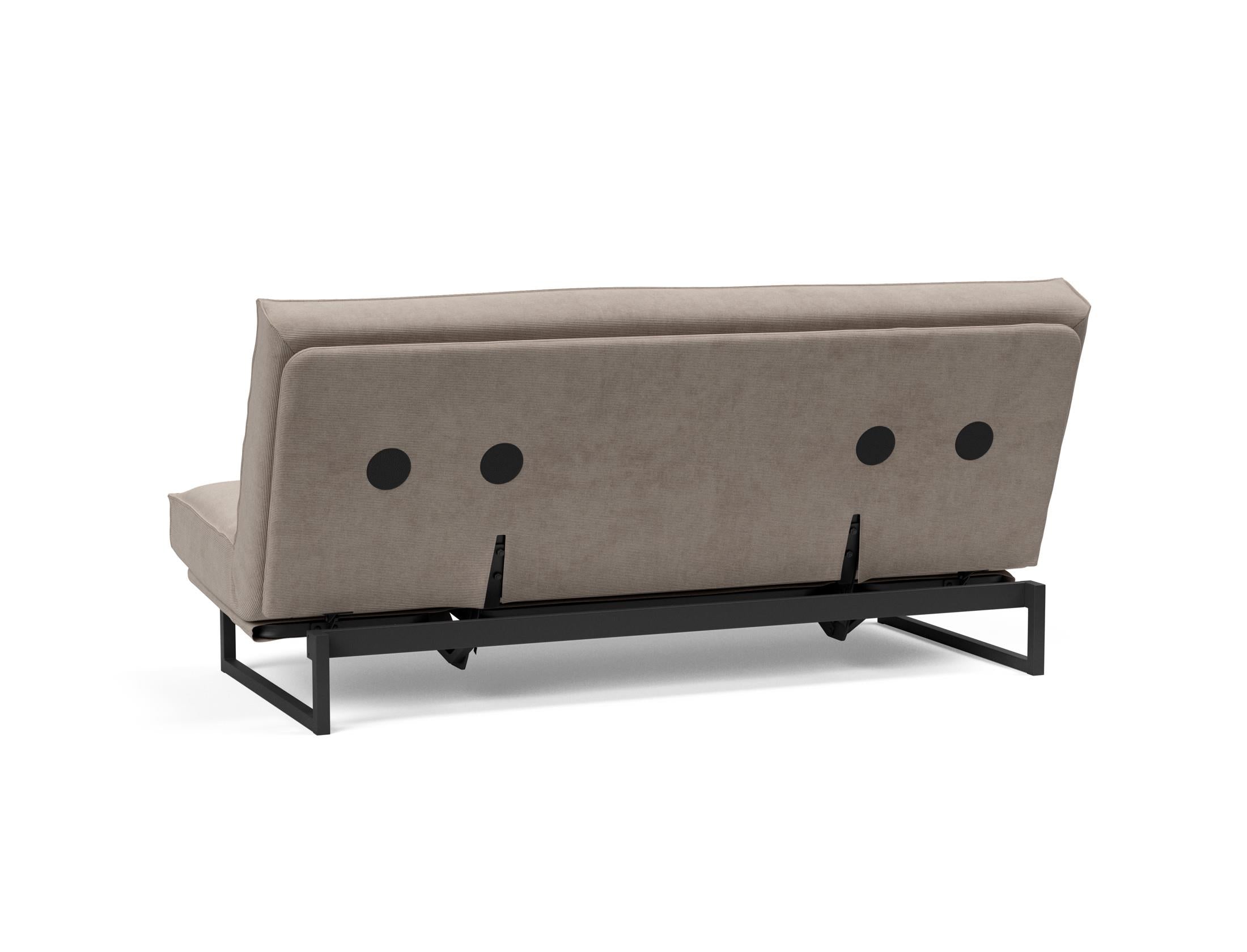 Fraction 140 Bettsofa Sharp Plus Cover: Modernes Design trifft auf höchsten Komfort. Ideal als Sofa und Gästebett für jeden Anlass!