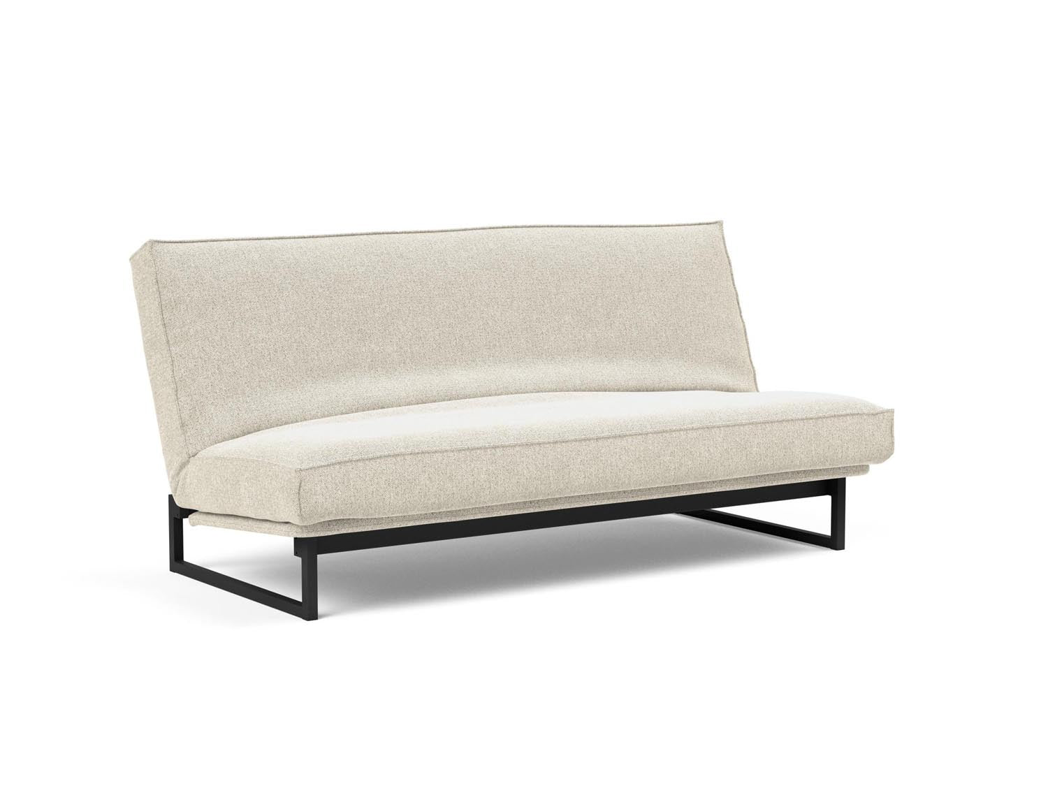 Fraction 140 Bettsofa Sharp Plus Cover: Stilvolles Sofa mit robustem Rahmen und bequemer Matratze. Perfekt für Alltag und Gäste!