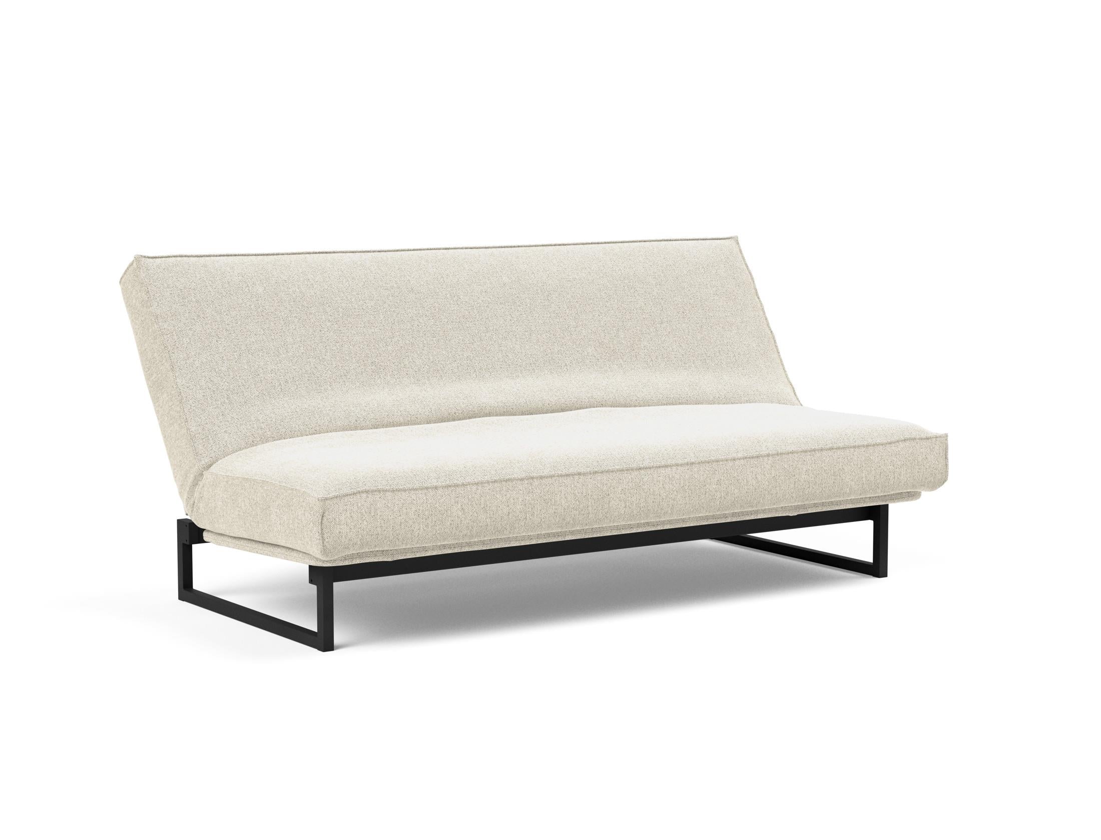 Fraction 140 Bettsofa Sharp Plus Cover: Stilvolles Sofa mit robustem Rahmen und bequemer Matratze. Perfekt für Alltag und Gäste!