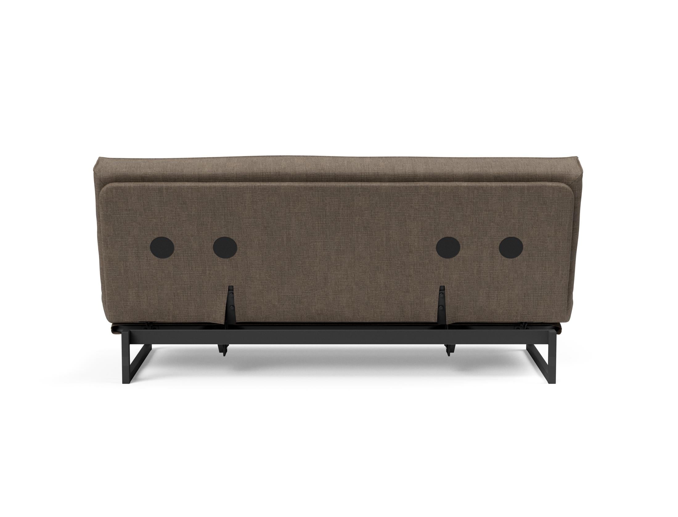 Fraction 140 Bettsofa Sharp Plus Cover: Stilvolles Sofa mit robustem Rahmen und bequemer Matratze. Perfekt für Alltag und Gäste!