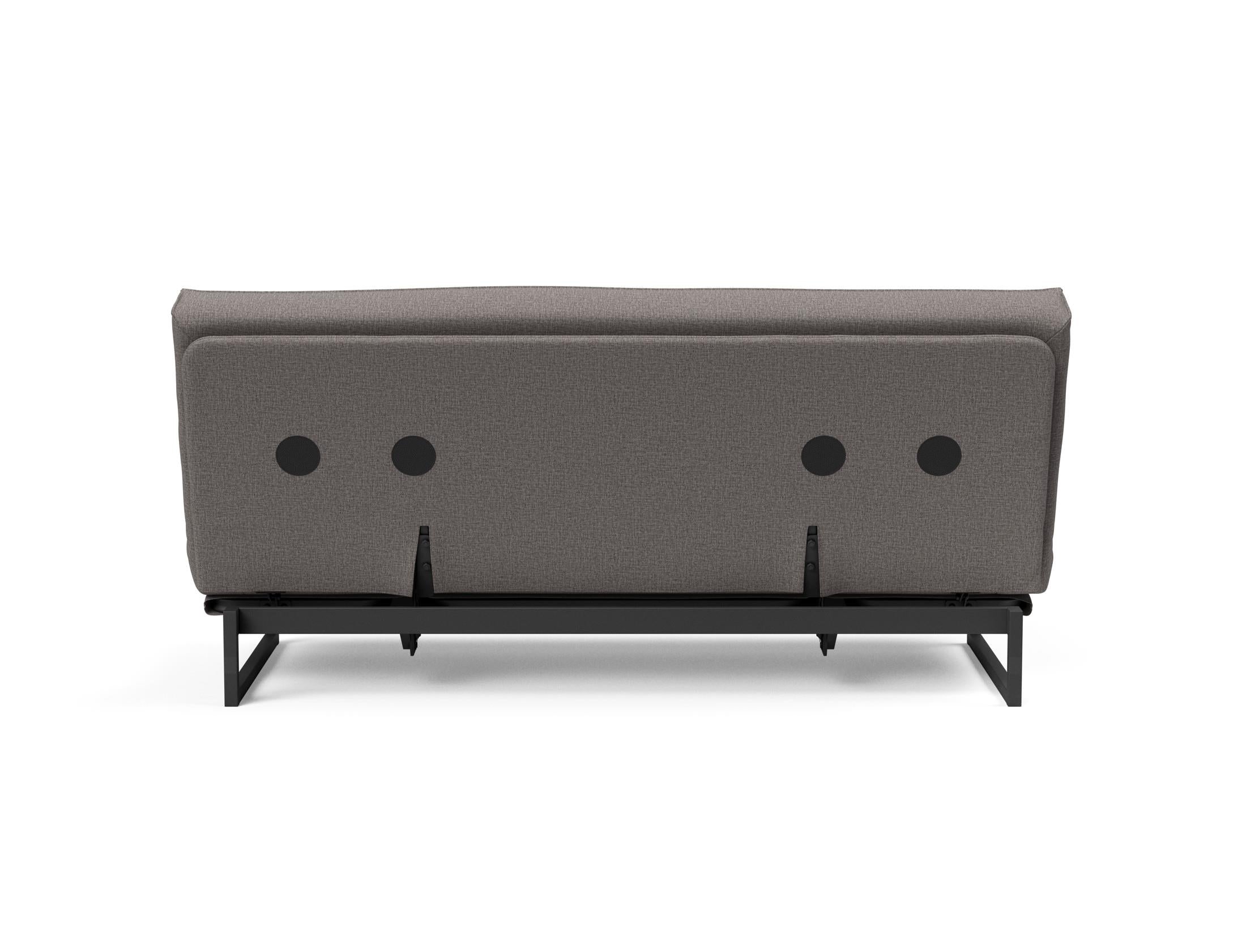 Fraction 140 Bettsofa Sharp Plus Cover: Stilvolles Sofa mit robustem Rahmen und bequemer Matratze. Perfekt für Alltag und Gäste!