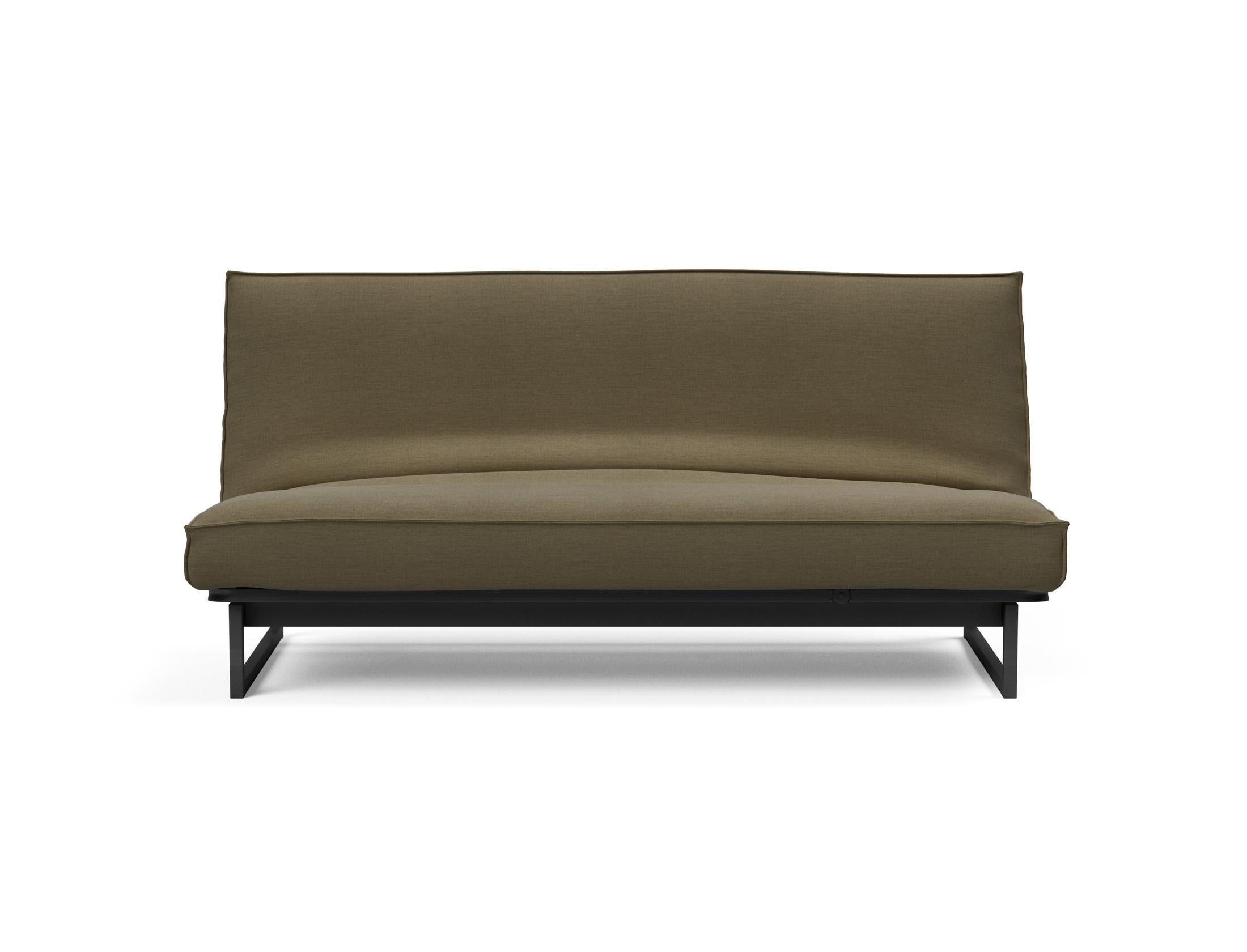 Elegantes Fraction 140 Bettsofa mit komfortablem Sharp Plus Bezug in Soft Spring, ideal für stilvolle Wohnräume und gemütliche Stunden.