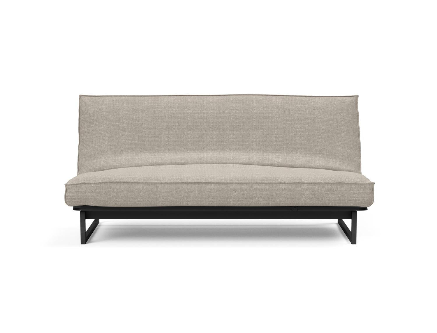 Modernes Fraction 140 Bettsofa mit weichem Sharp Plus Bezug in Soft Spring, perfekt für entspannte Abende und stilvolle Einrichtung.