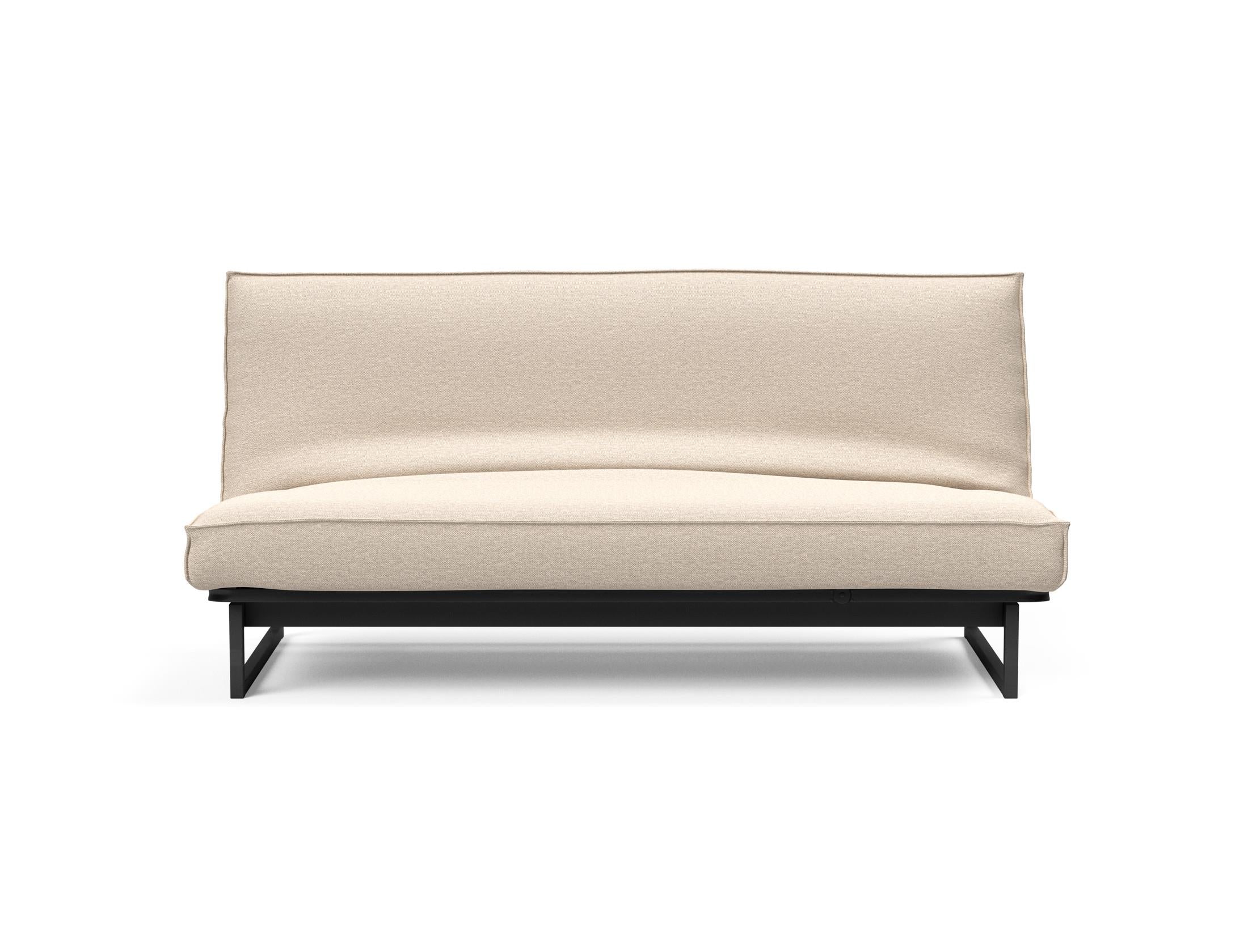 Elegantes Fraction 140 Bettsofa mit komfortablem Sharp Plus Bezug in Soft Spring, ideal für stilvolle Wohnräume und gemütliche Stunden.