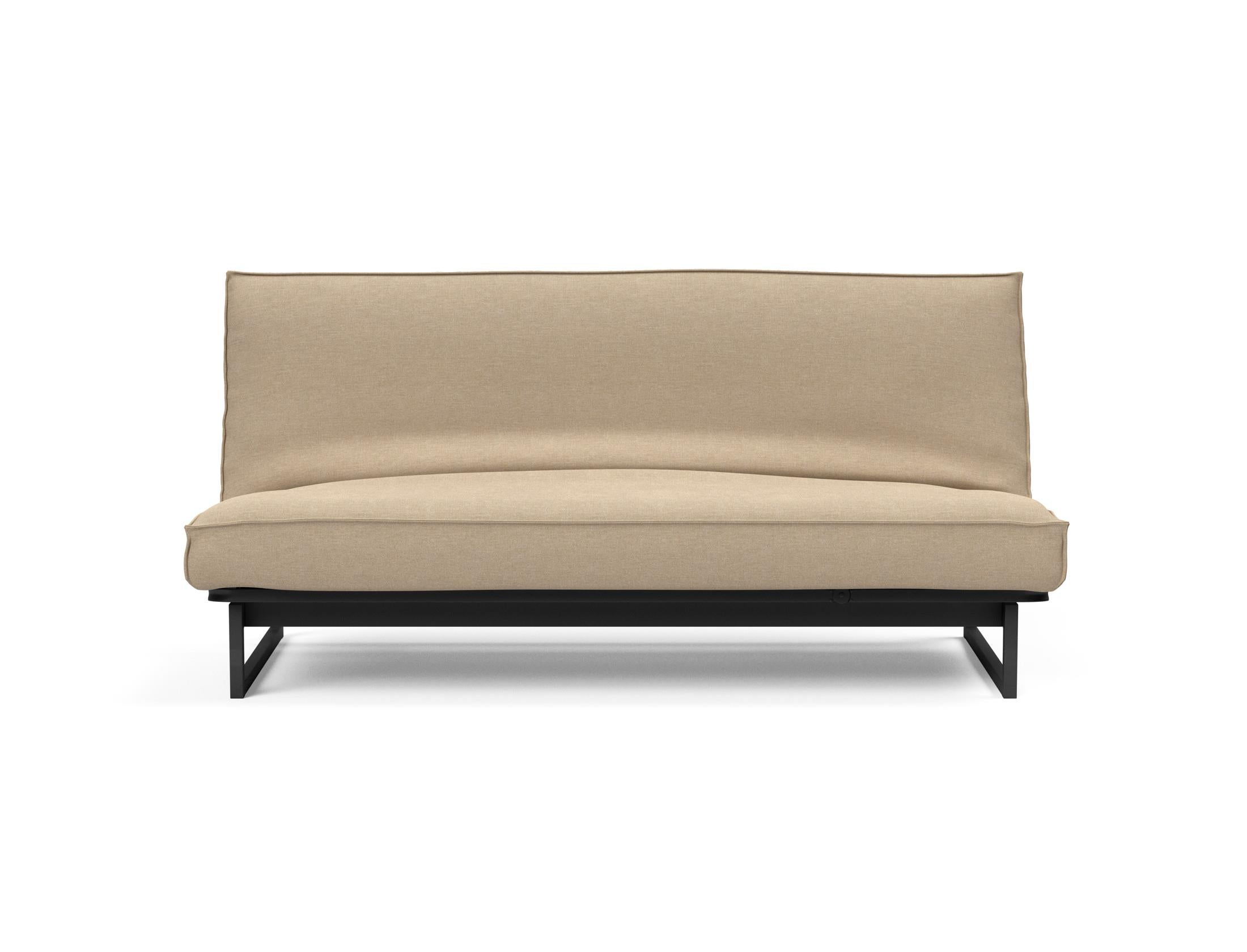 Elegantes Fraction 140 Bettsofa mit komfortablem Sharp Plus Bezug in Soft Spring, ideal für gemütliche Stunden und modernes Wohndesign.